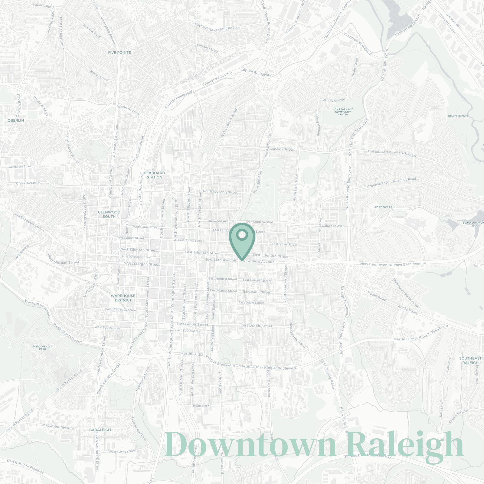 Downtown Raleigh neighborhood