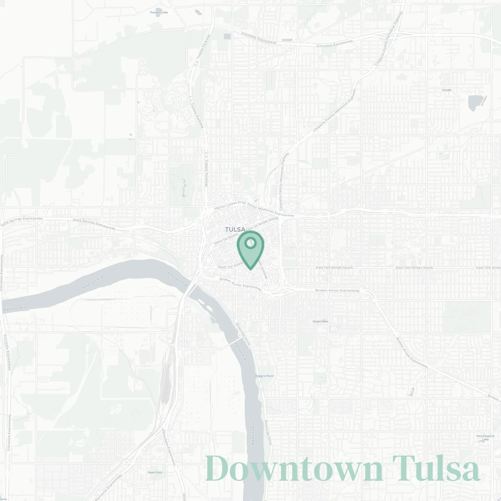 Downtown Tulsa neighborhood