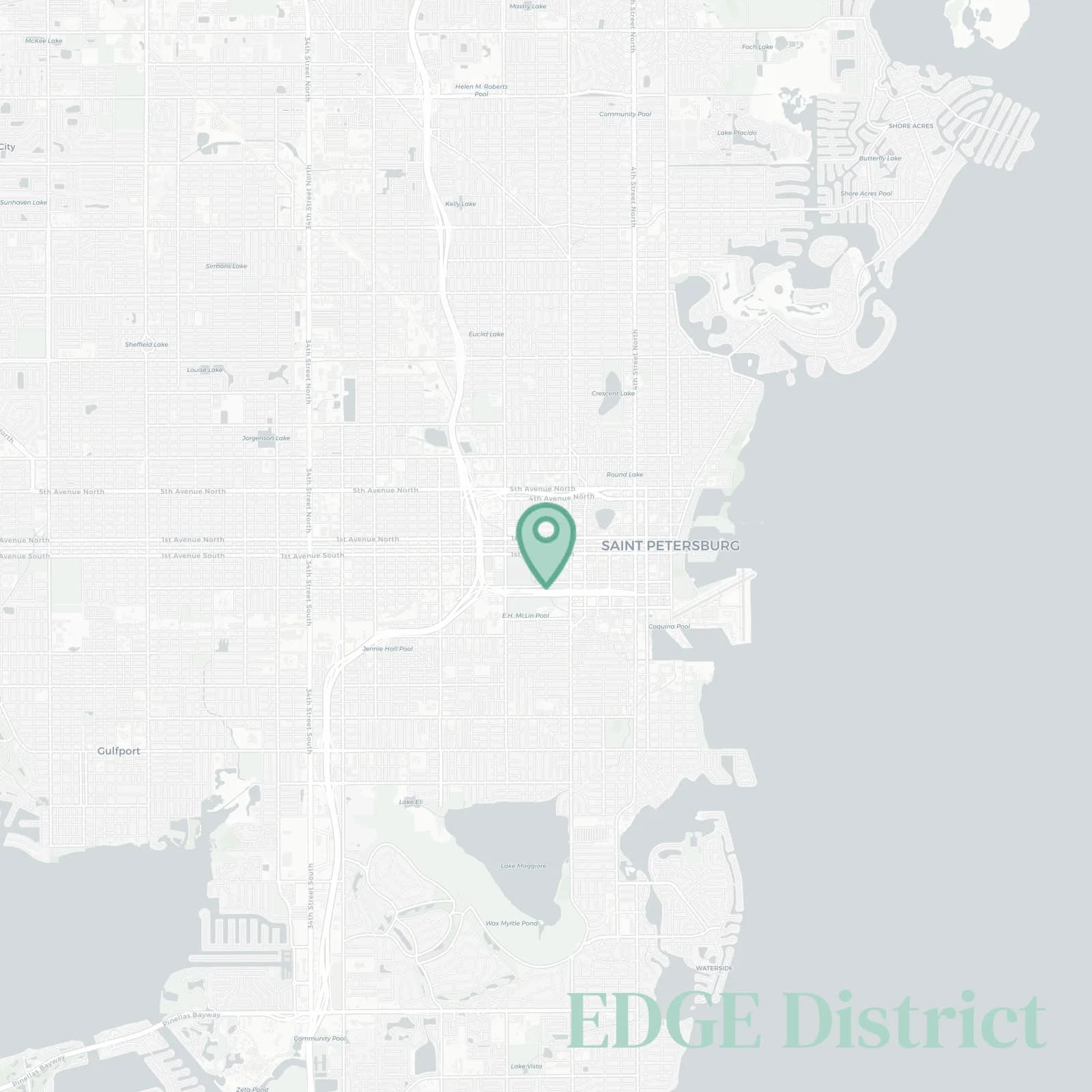 EDGE District map