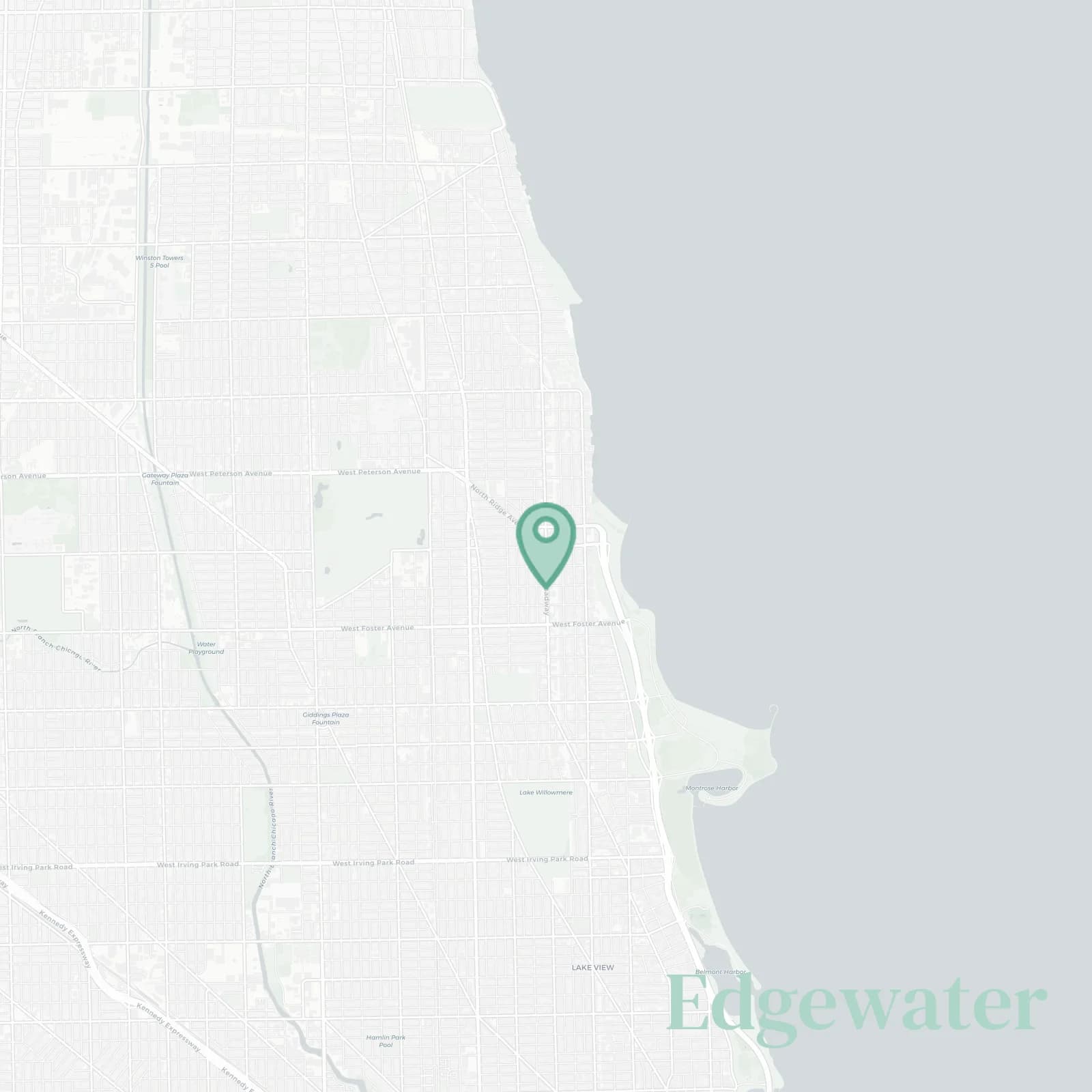 Edgewater map