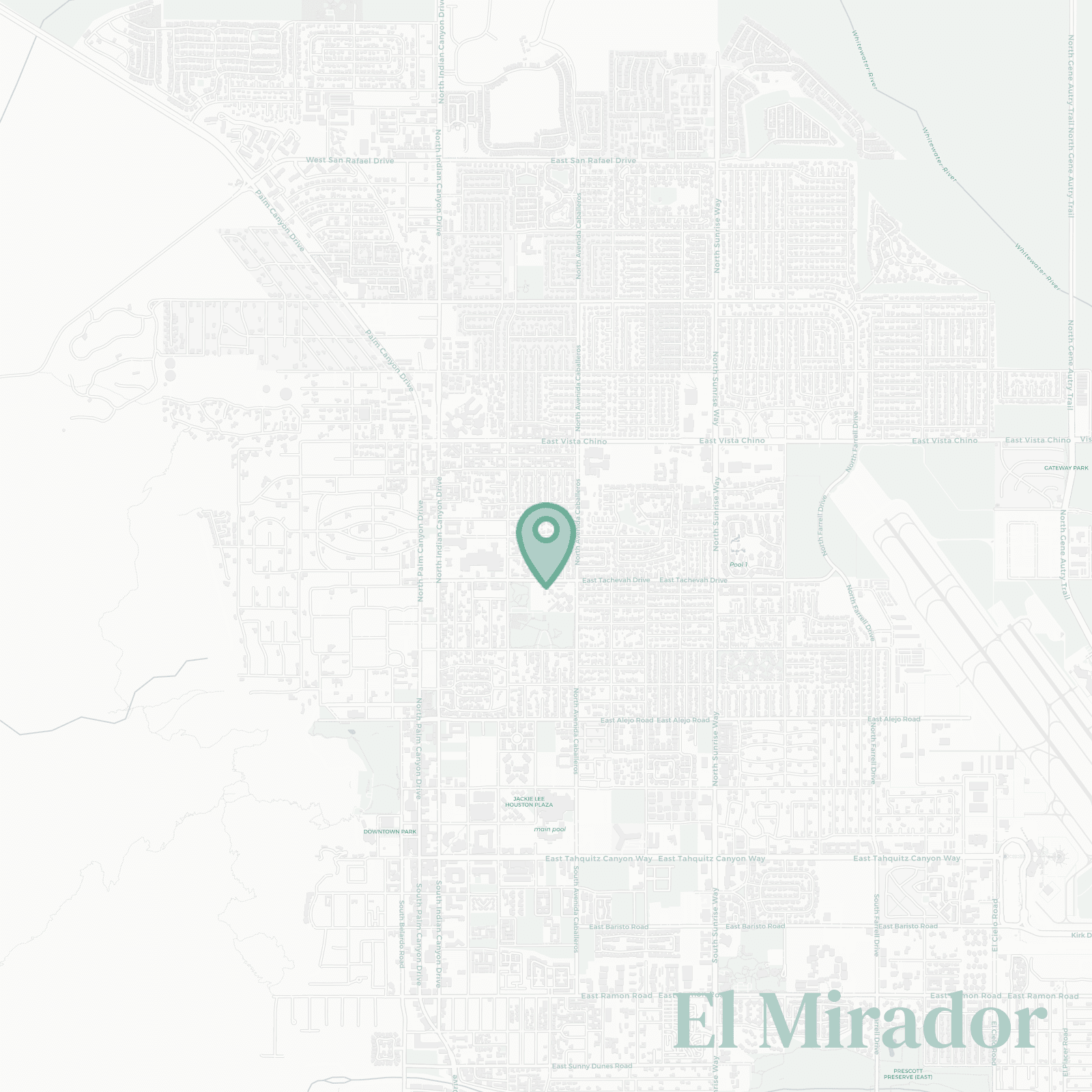 El Mirador map