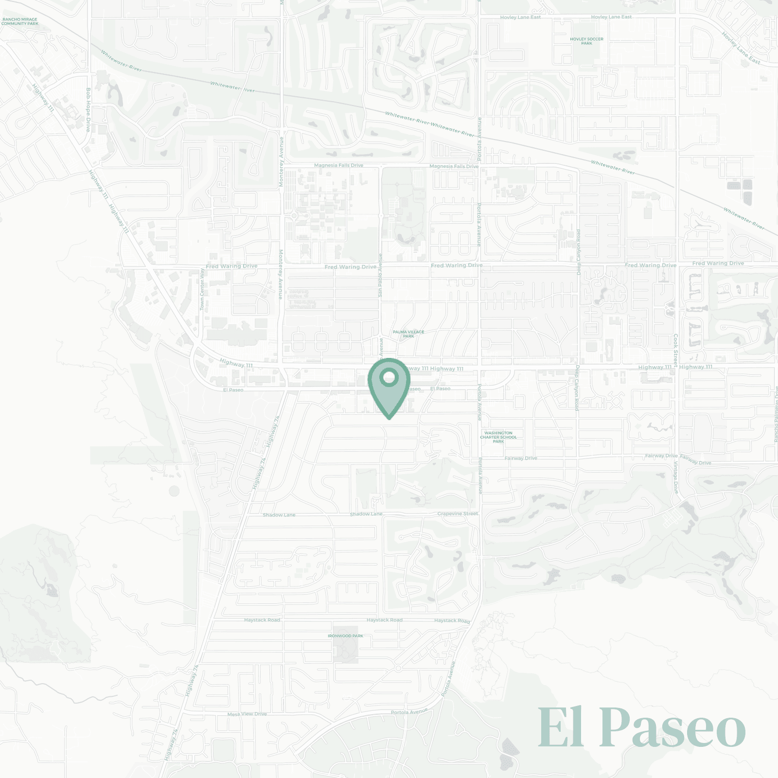 El Paseo neighborhood