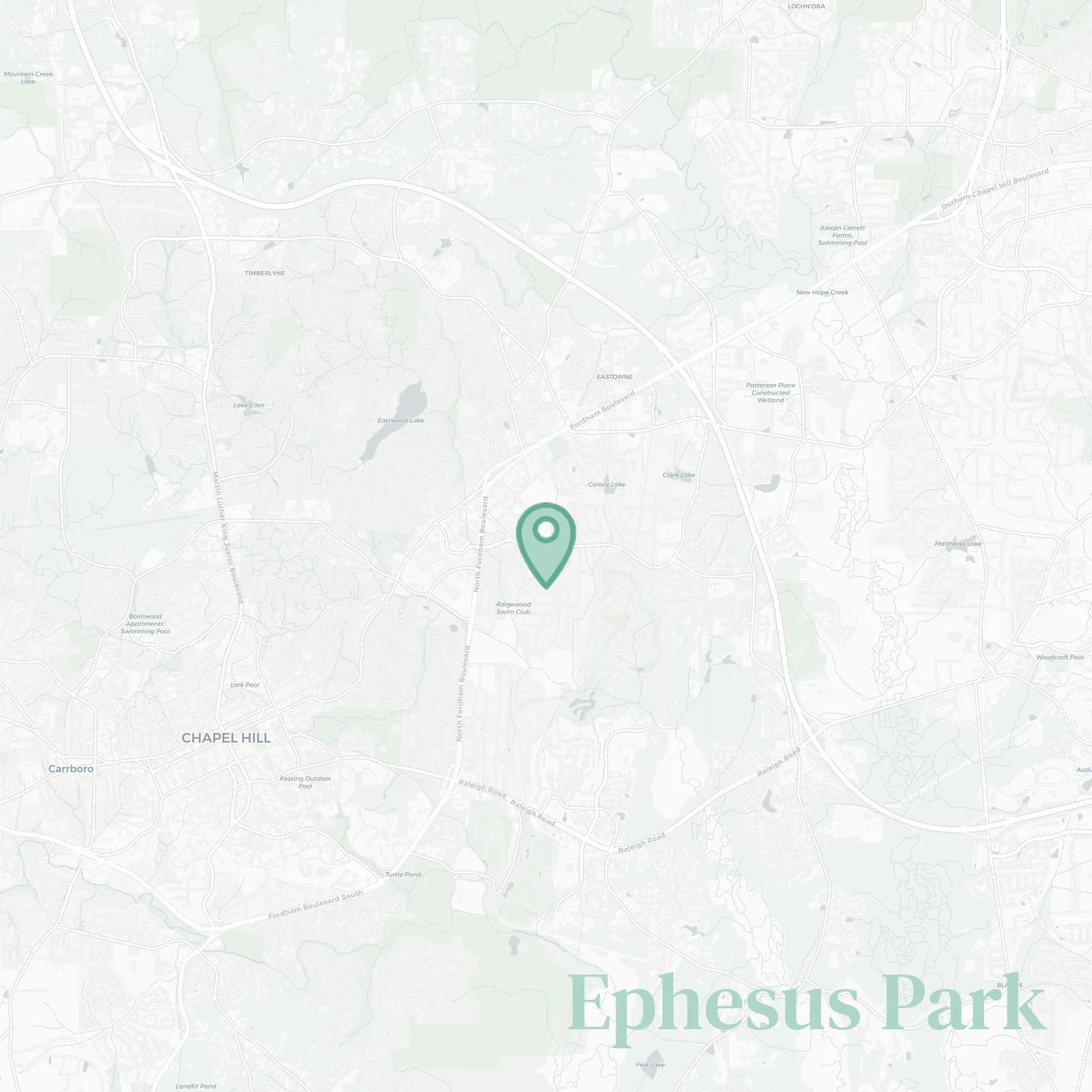 Ephesus Park map