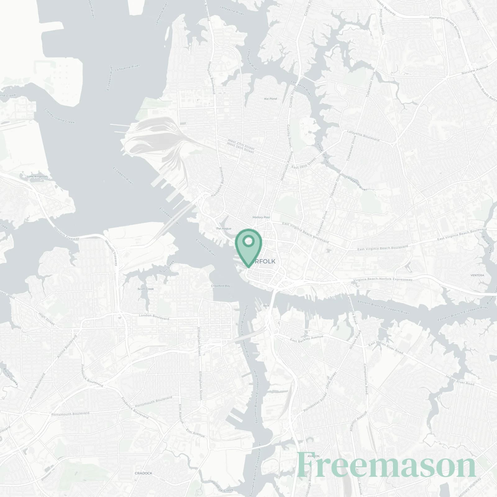 Freemason map