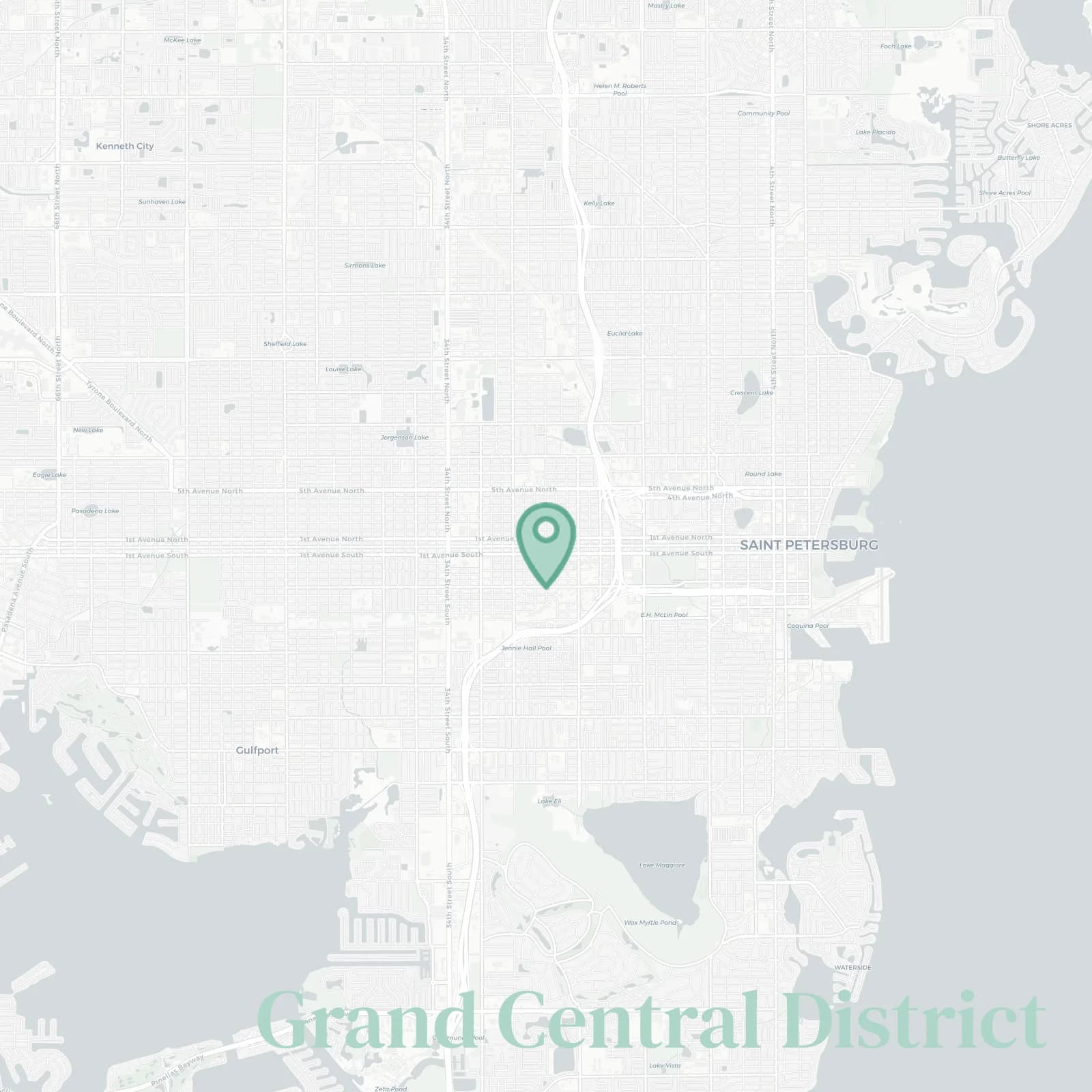 Grand Central District map