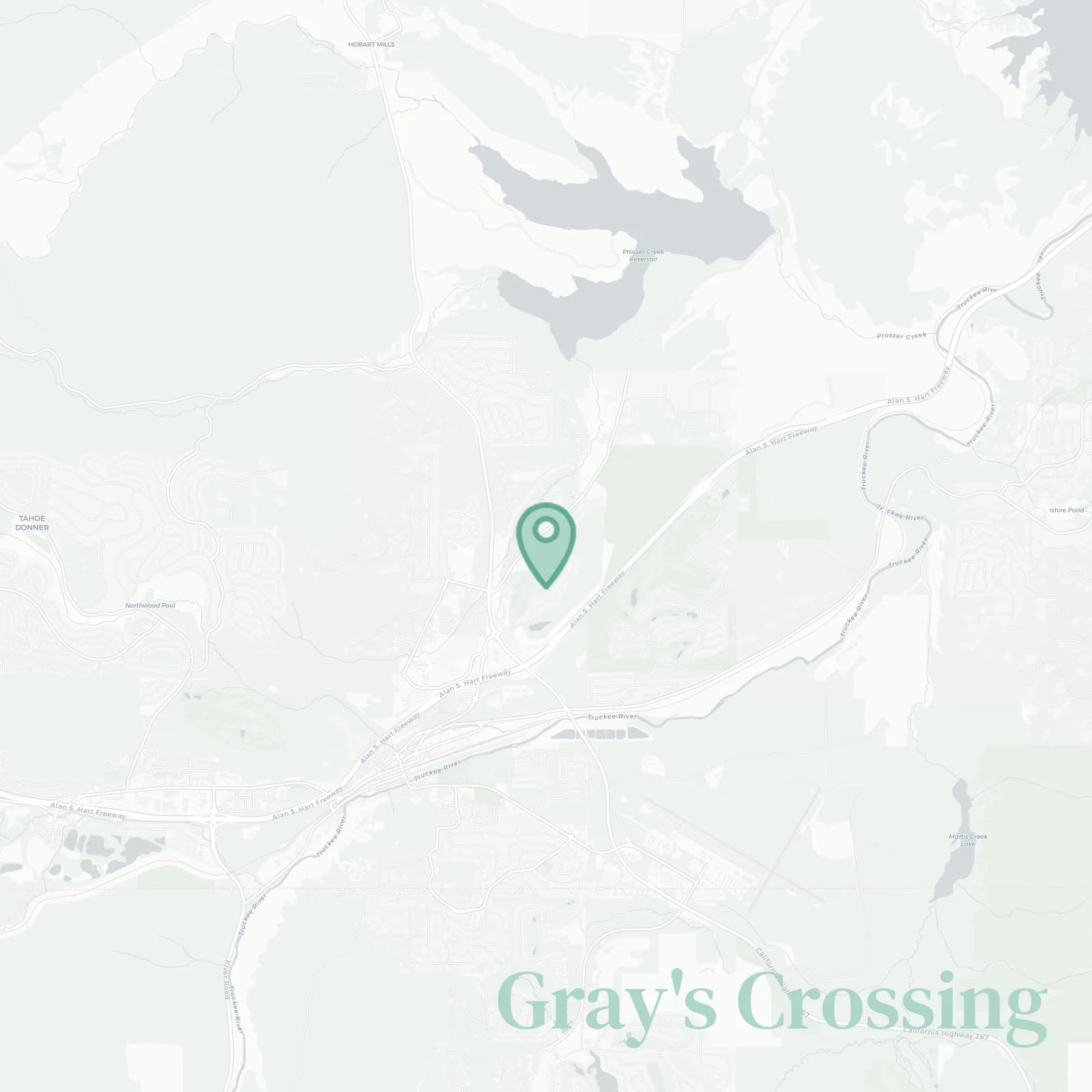 Gray's Crossing map