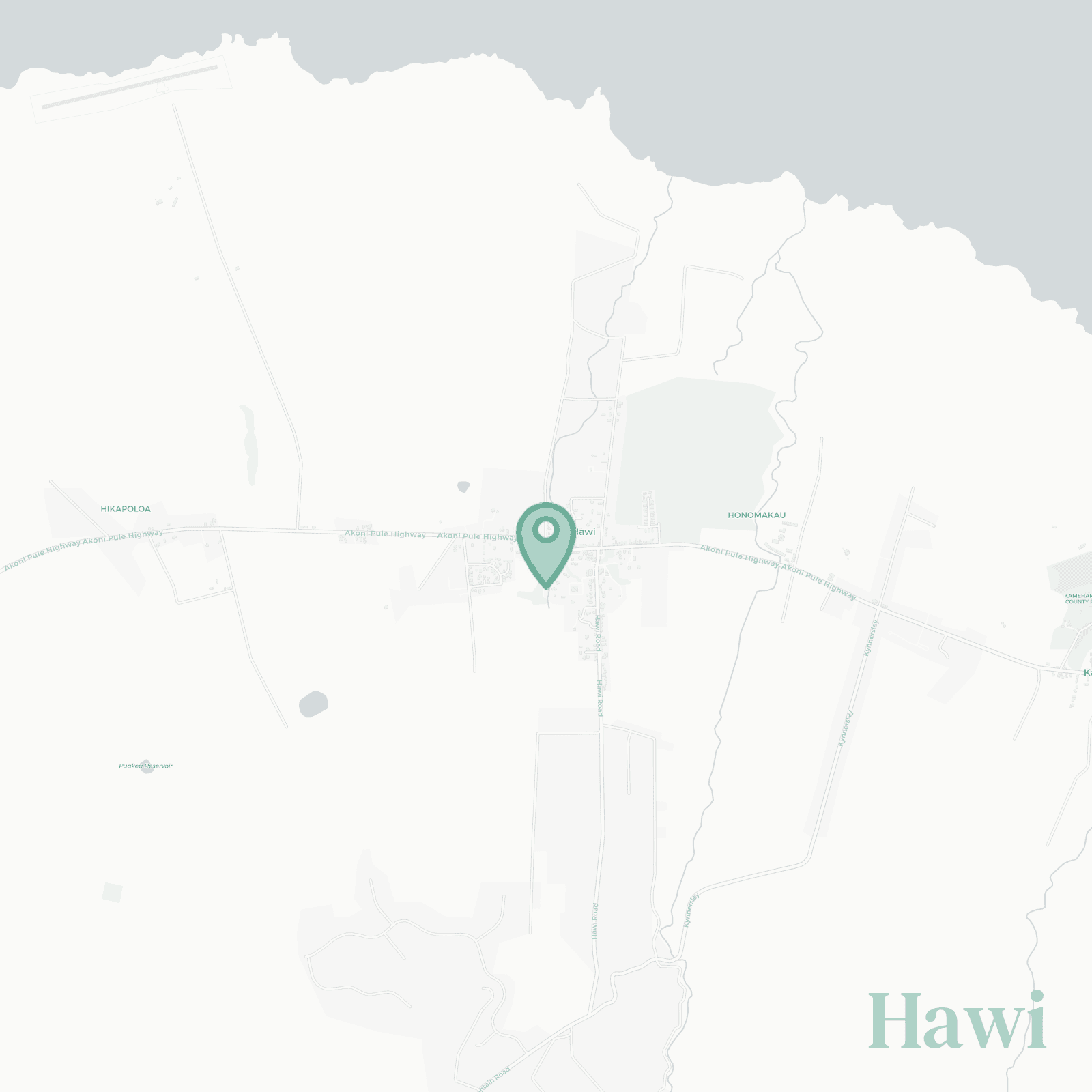 Hawi map