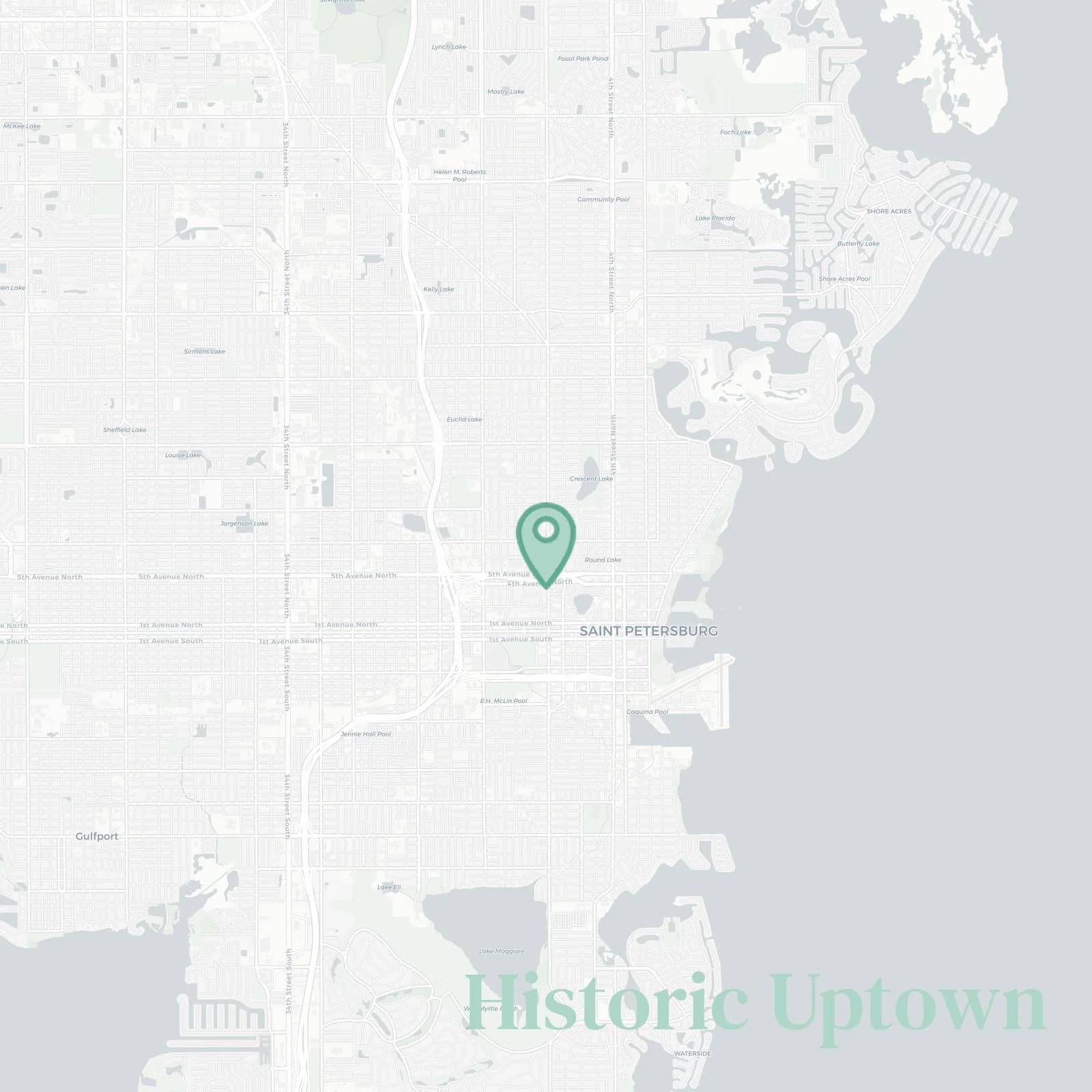 Historic Uptown map