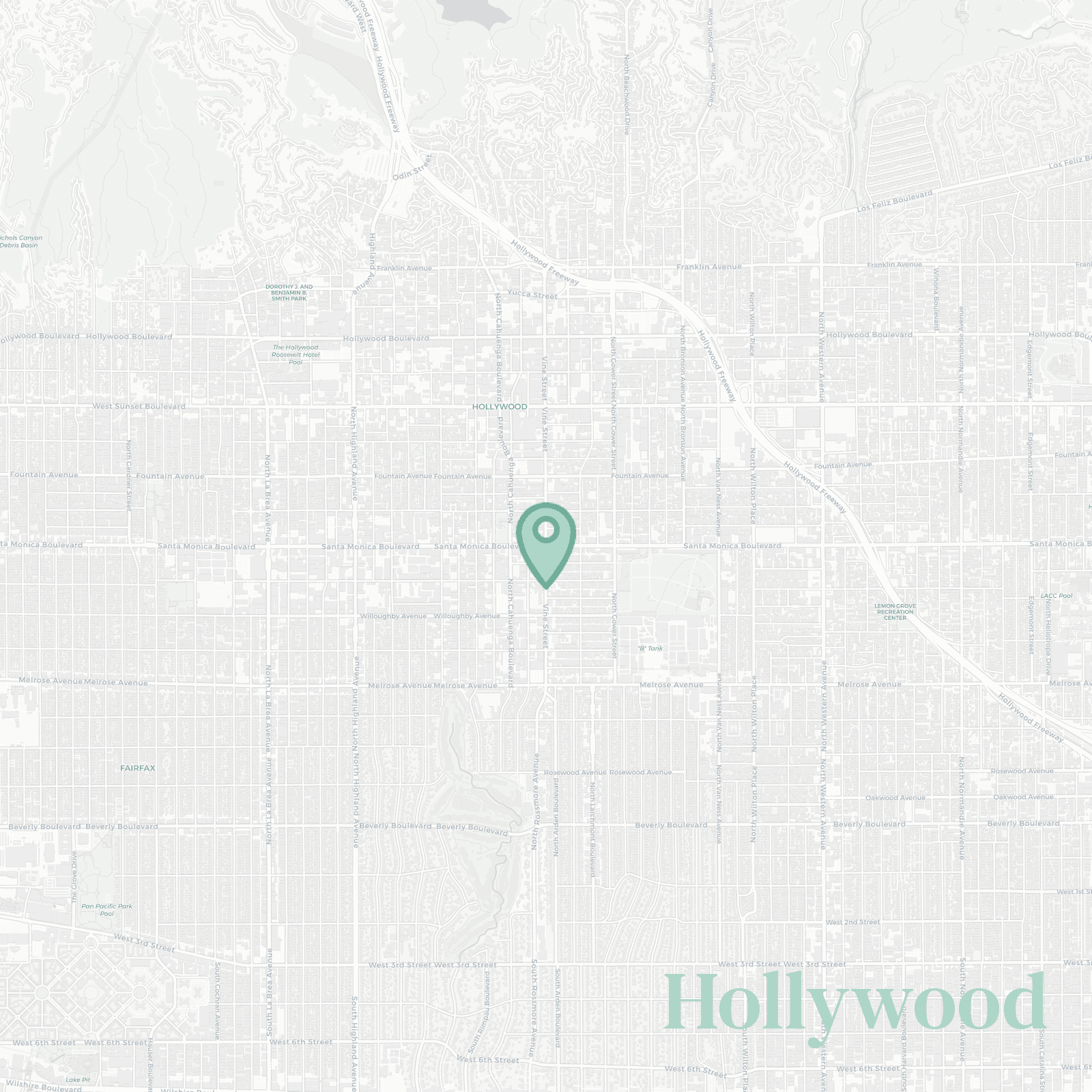 Hollywood neighborhood