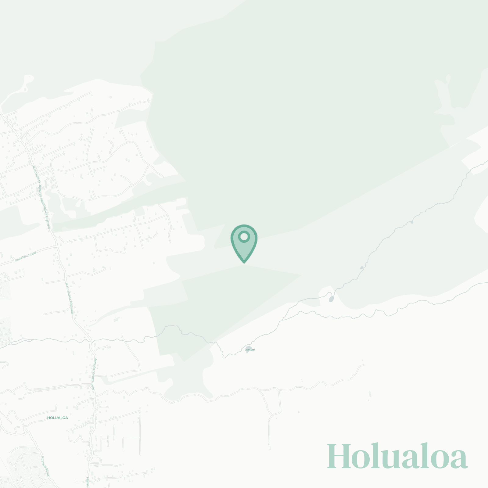 Holualoa map