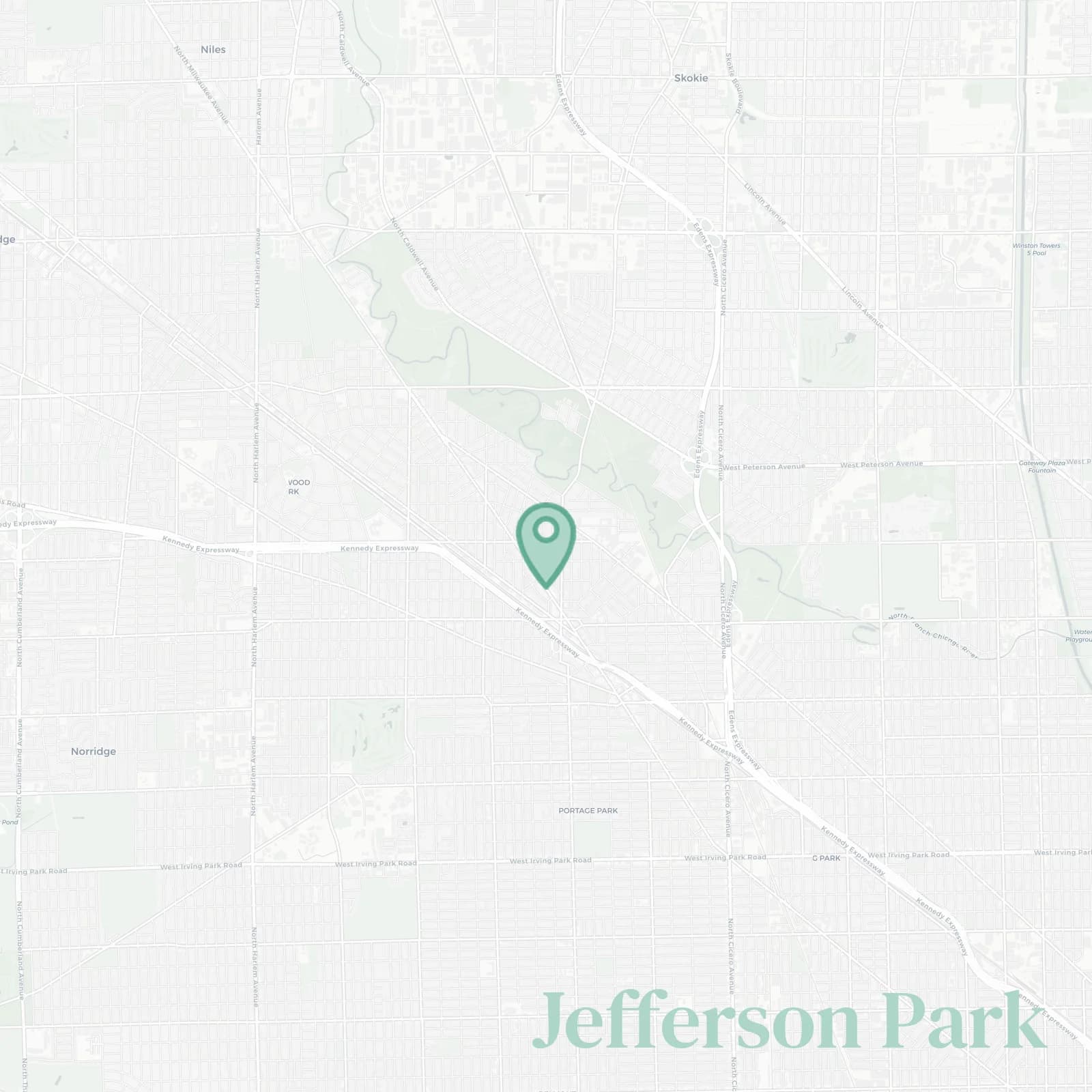 Jefferson Park map