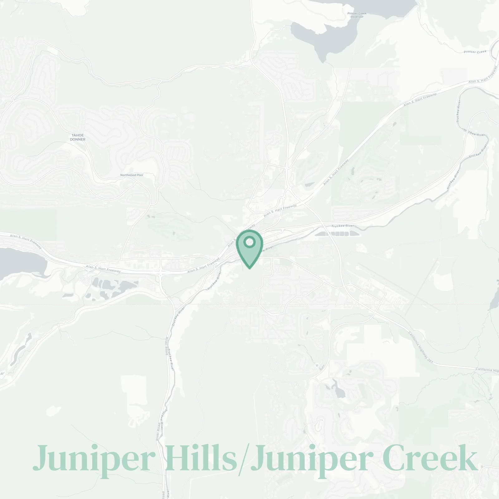 Juniper Hills/Juniper Creek map