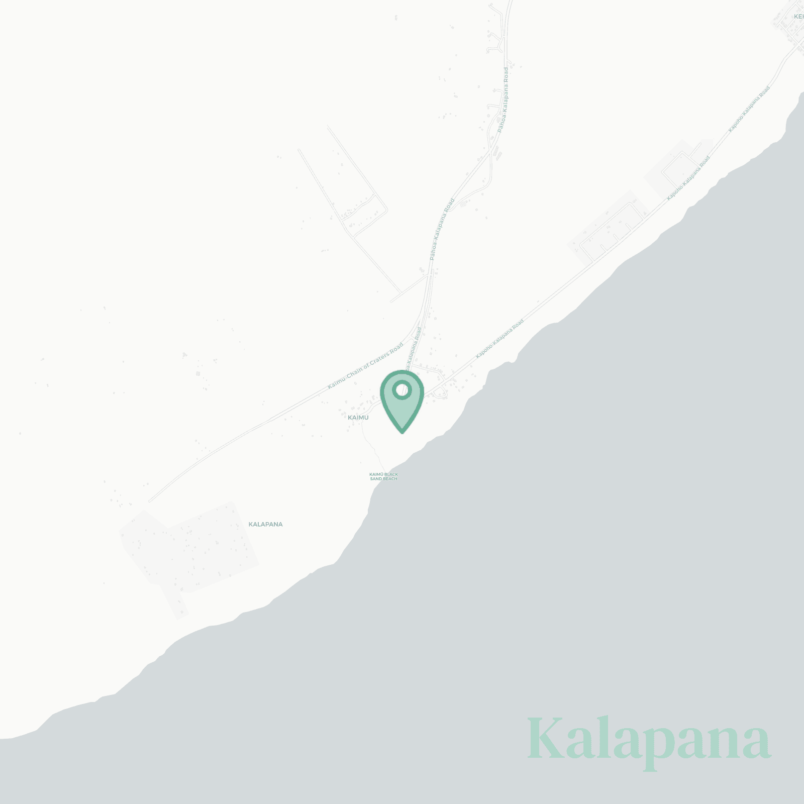 Kalapana map