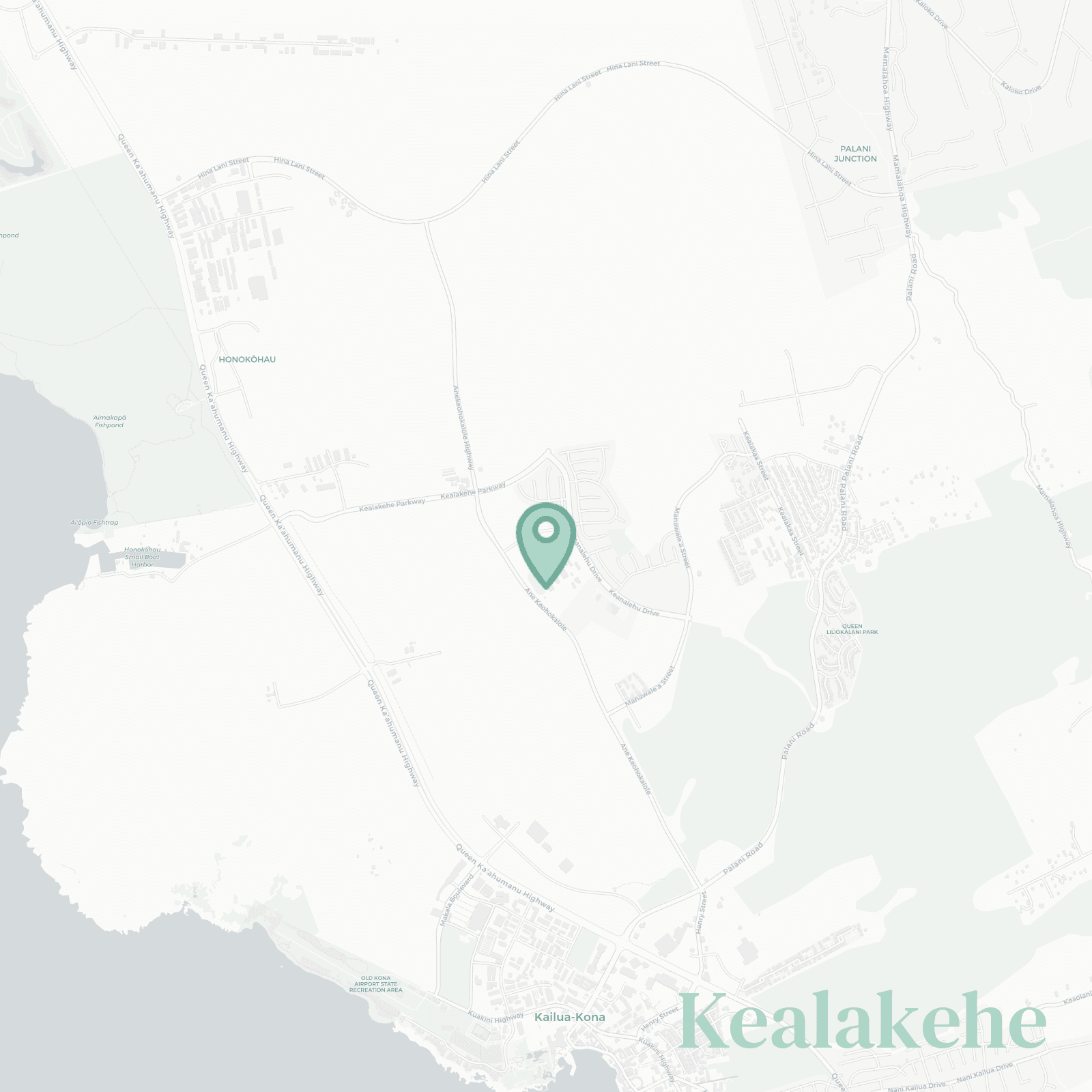 Kealakehe map