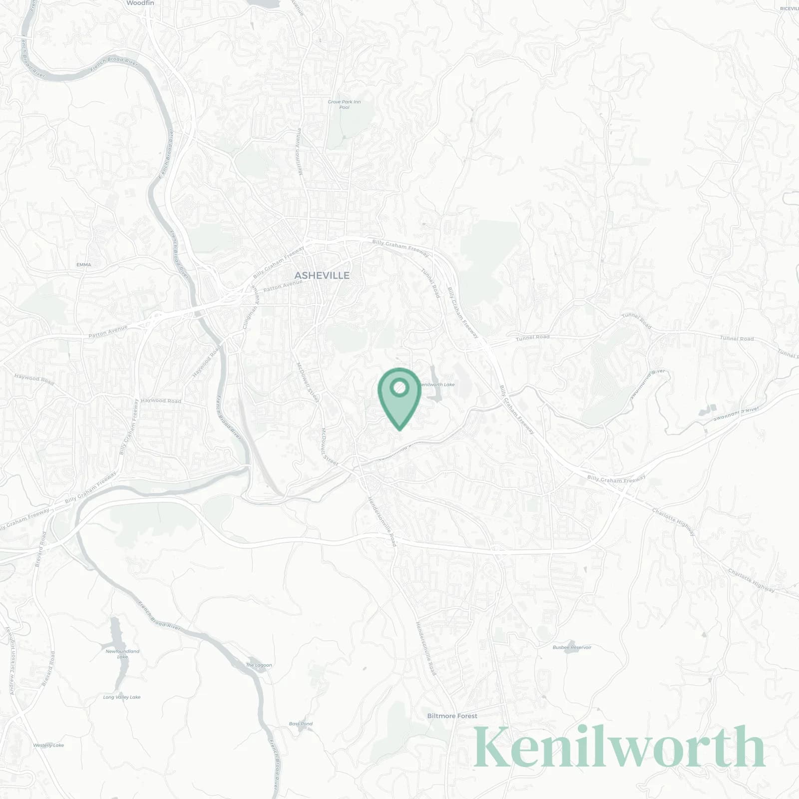 Kenilworth map