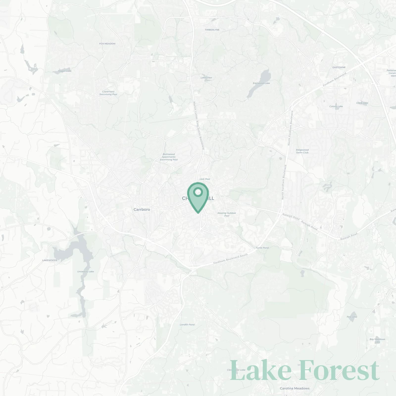 Lake Forest map