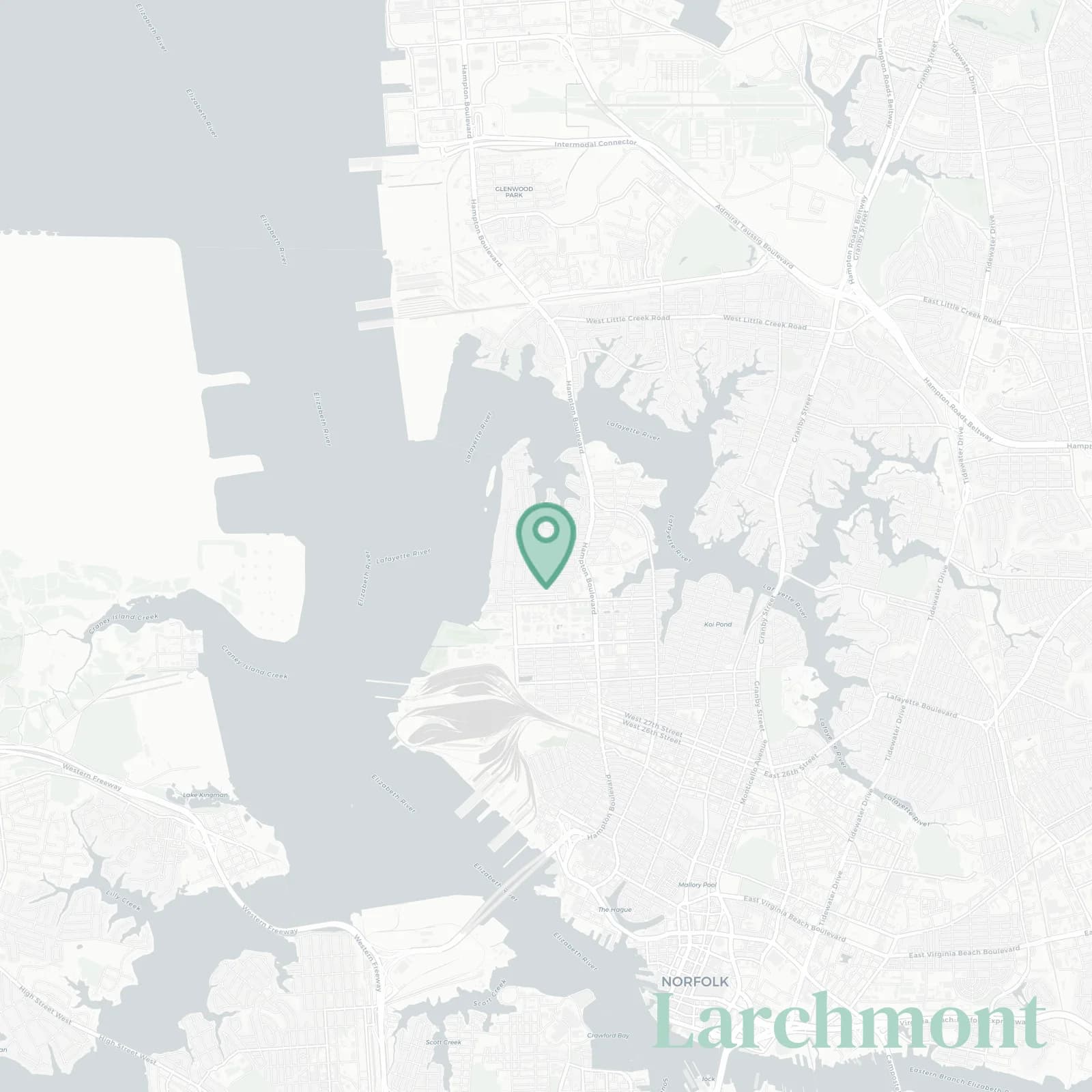 Larchmont map