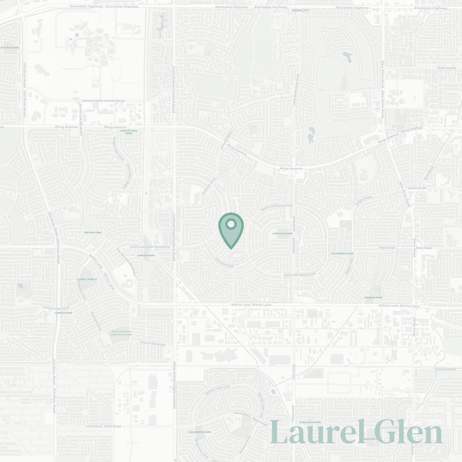 Laurel Glen map