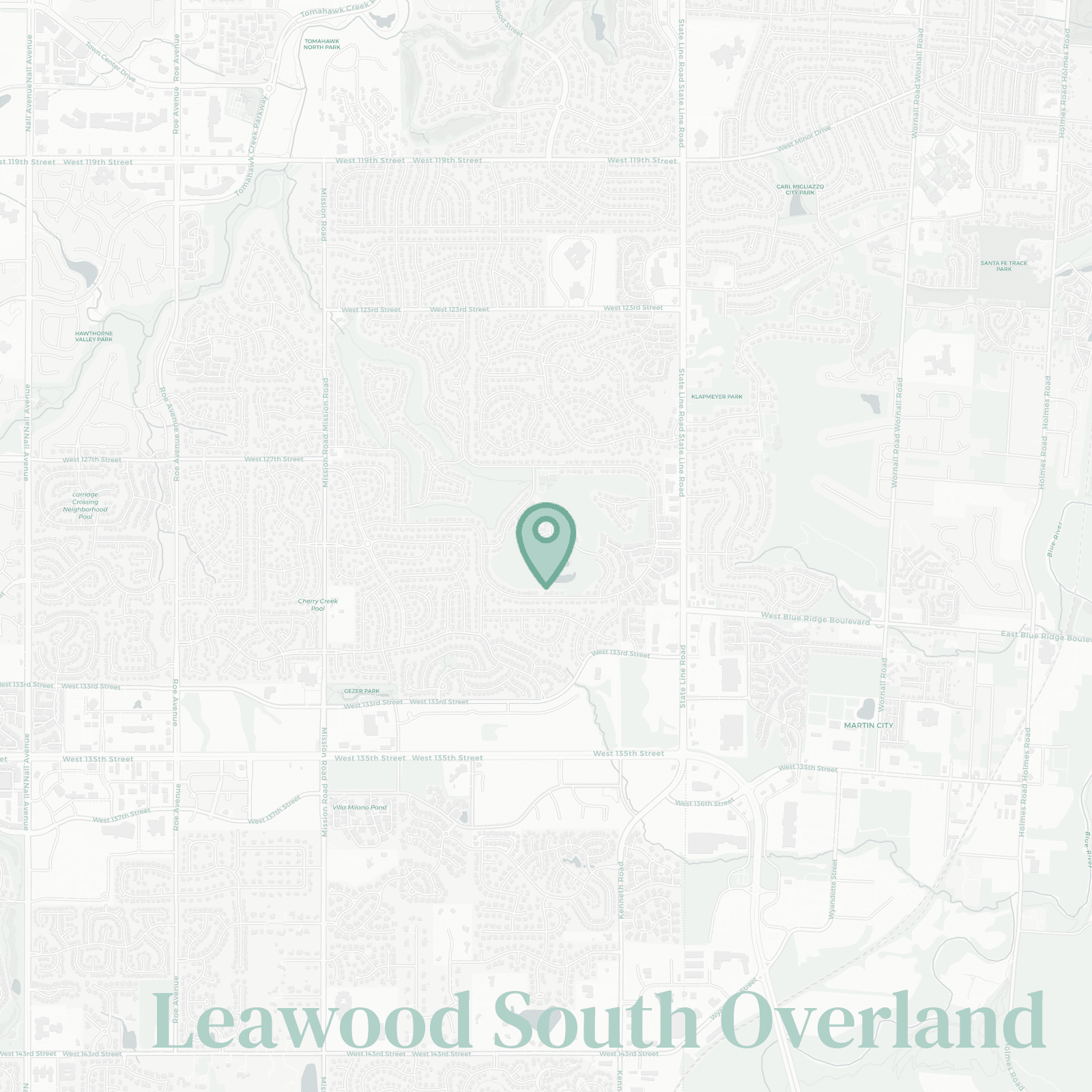 Leawood South neighborhood