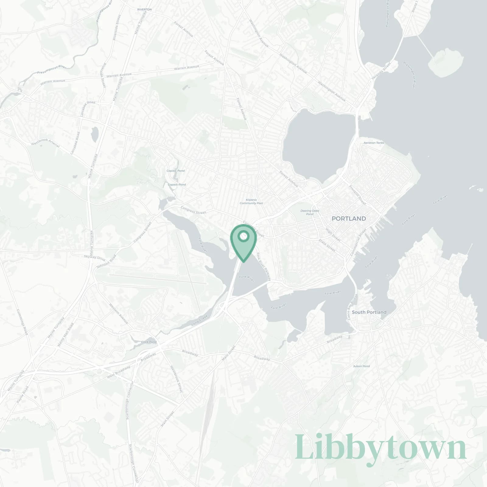 Libbytown map