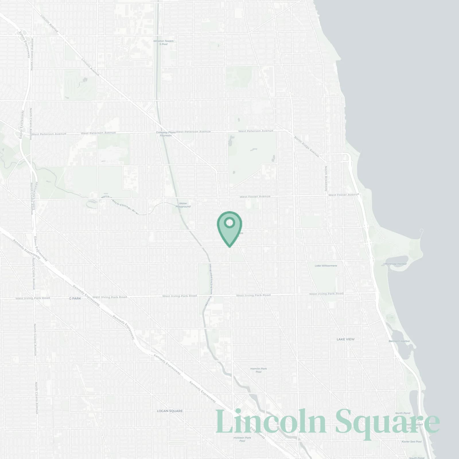 Lincoln Square map
