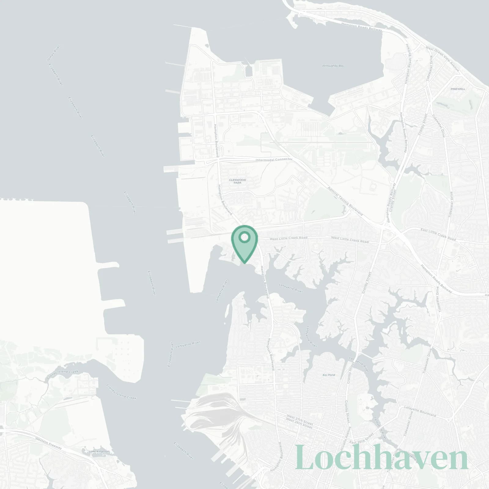 Lochhaven map
