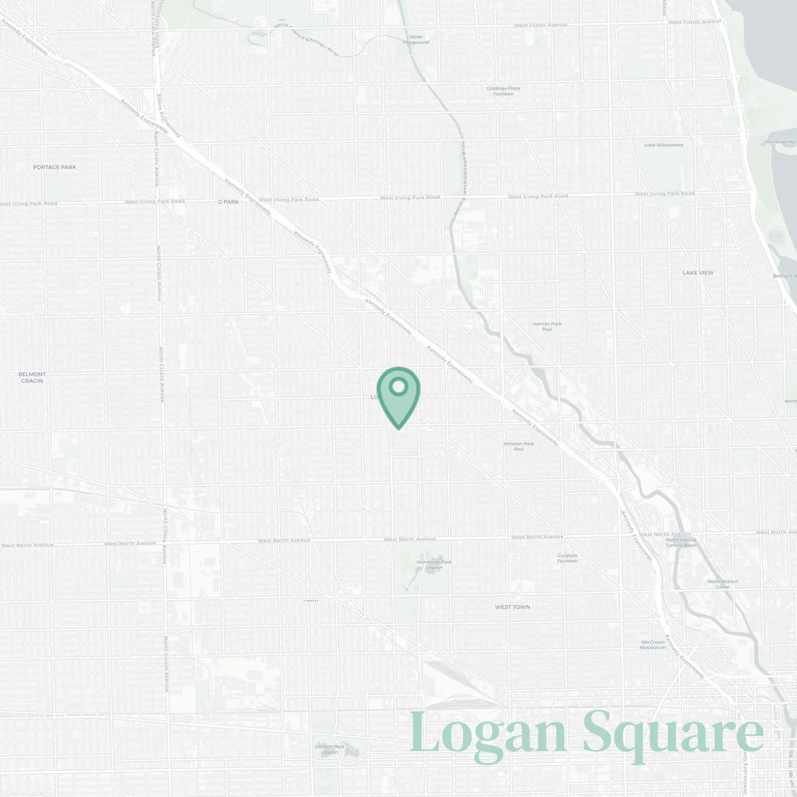 Logan Square map