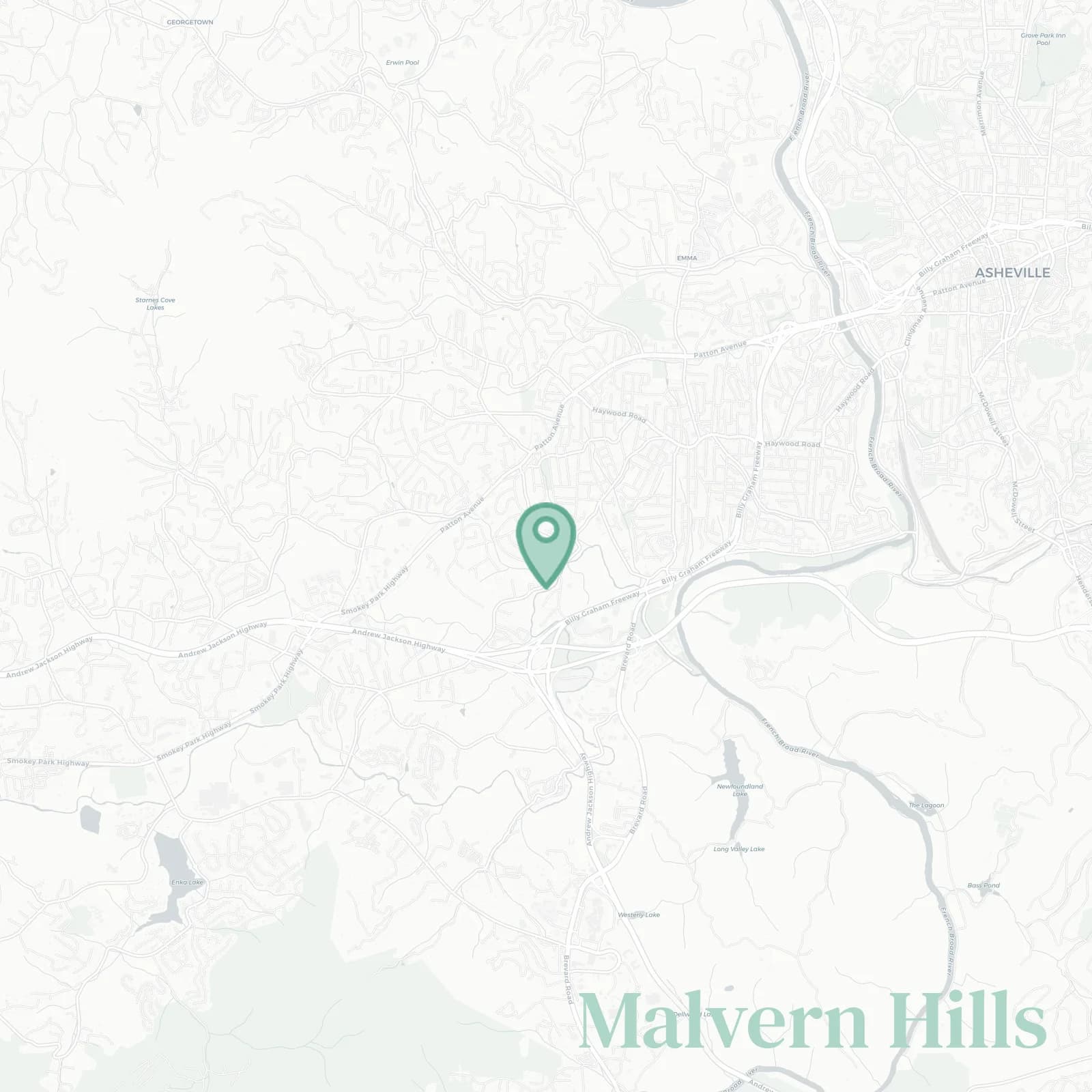 Malvern Hills map
