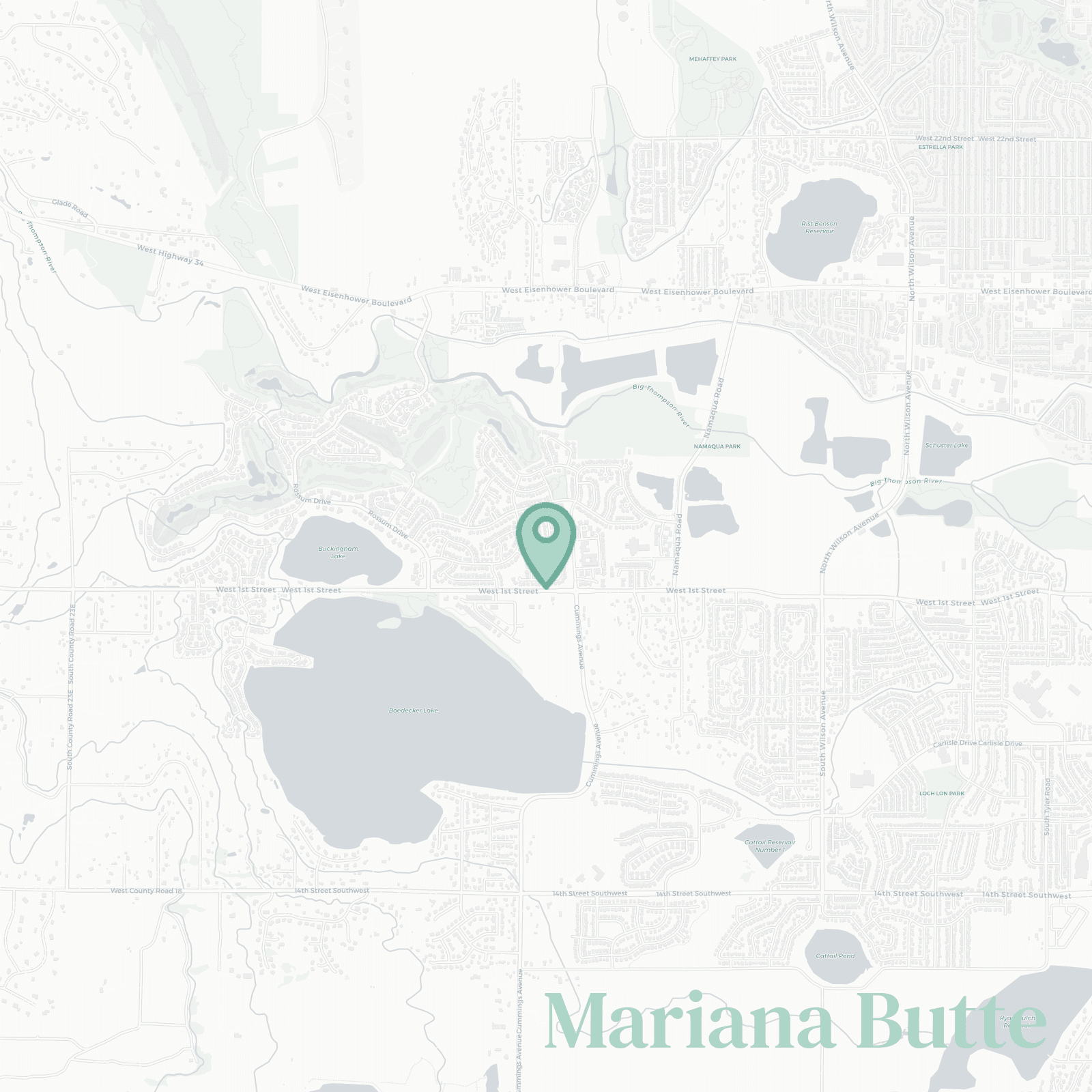 Mariana Butte neighborhood