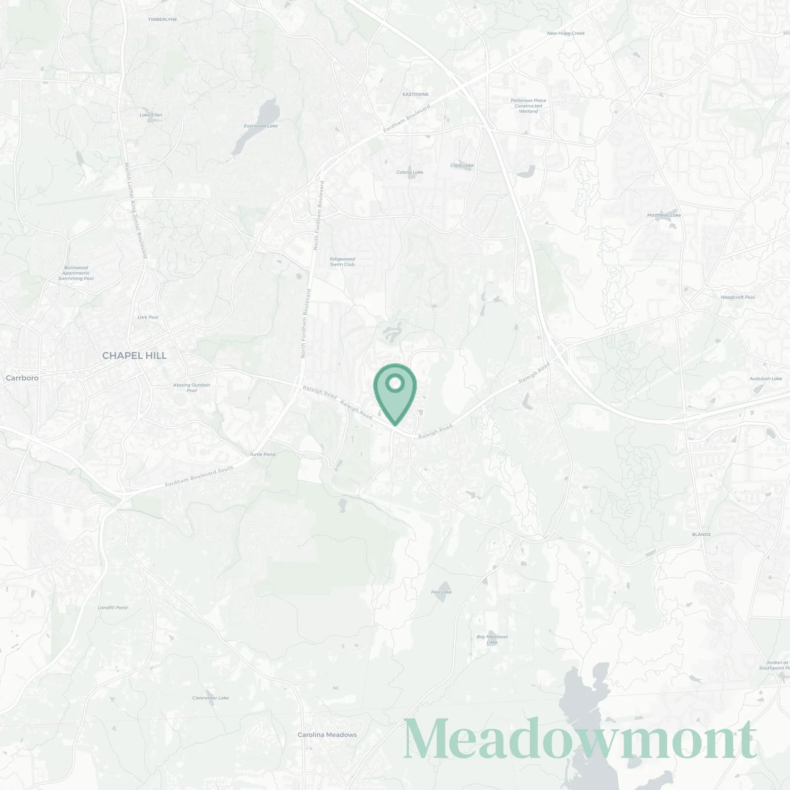 Meadowmont map