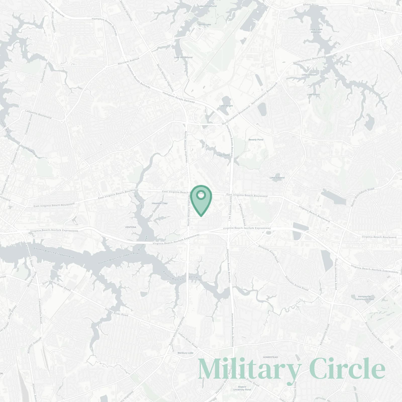 Military Circle map