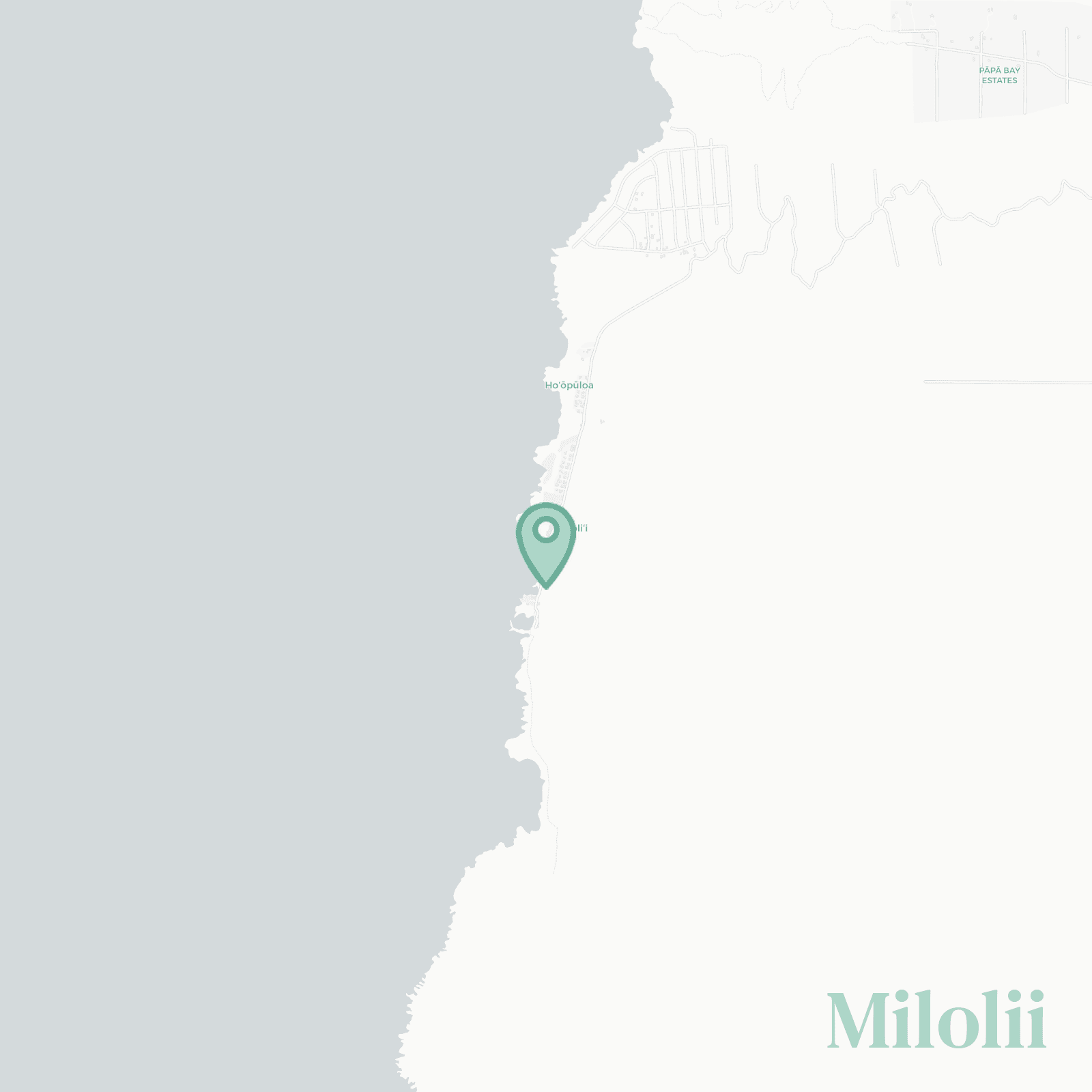 Milolii map
