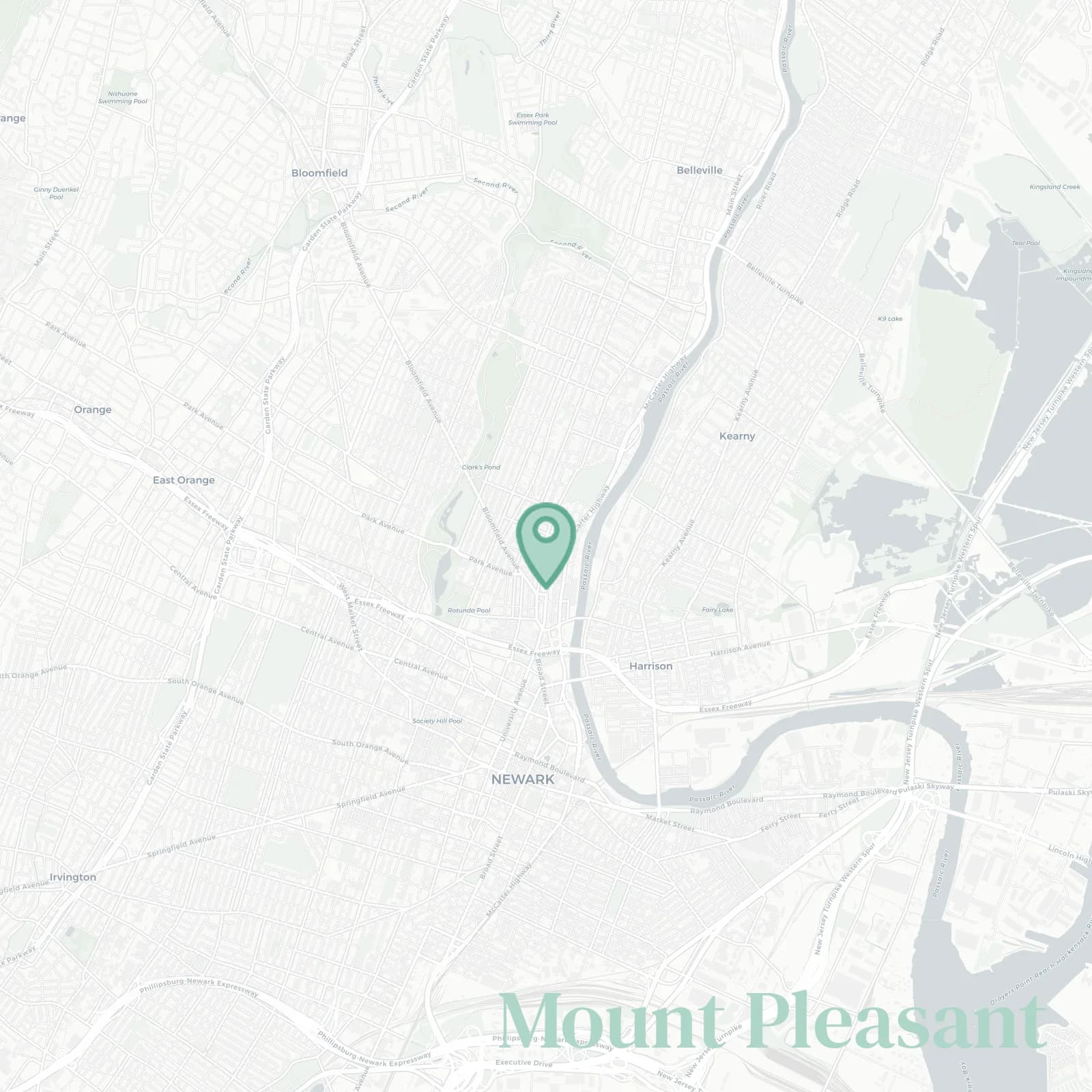 Mount Pleasant map