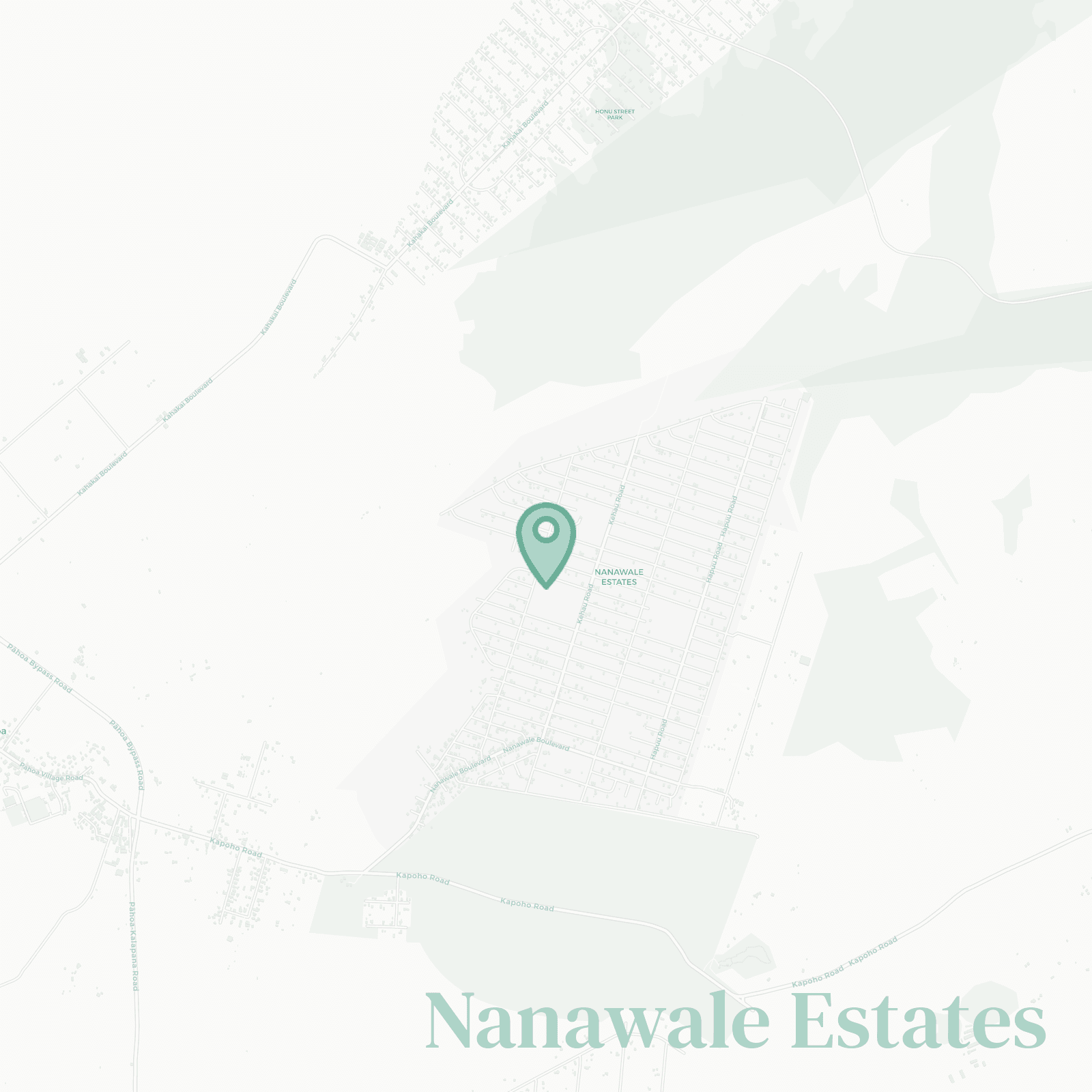 Nanawale Estates map