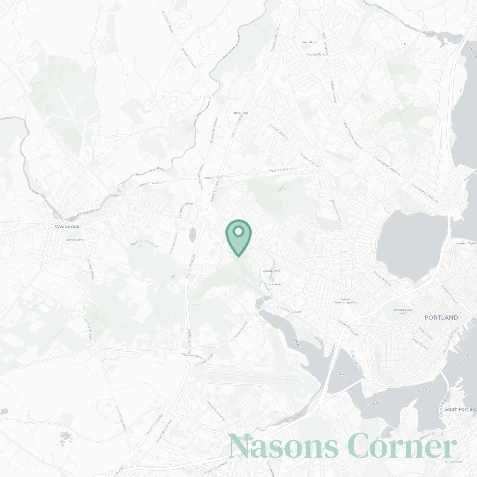 Nasons Corner map