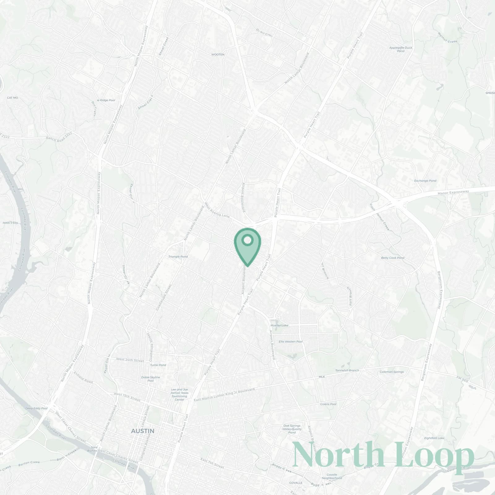 North Loop map