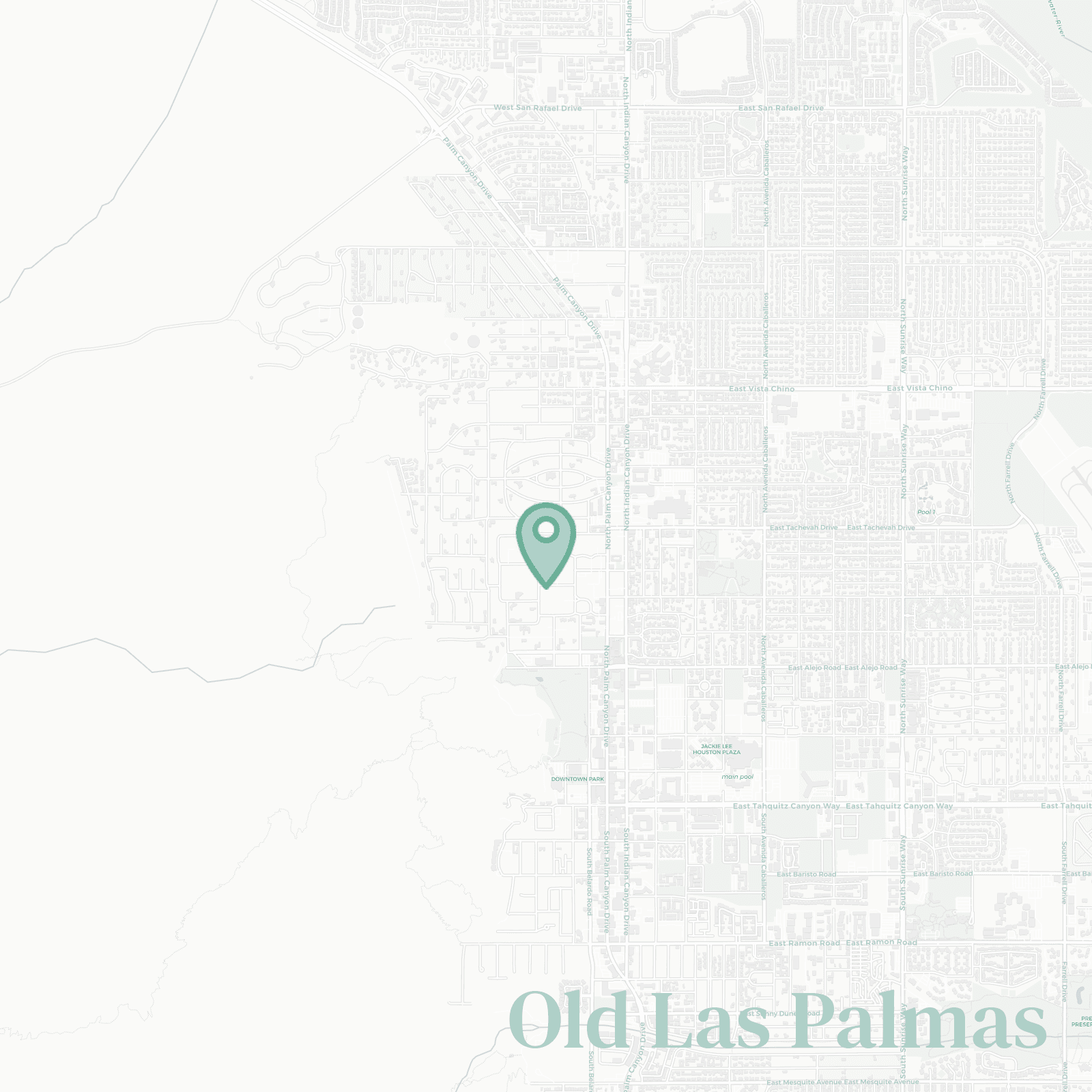 Old Las Palmas map