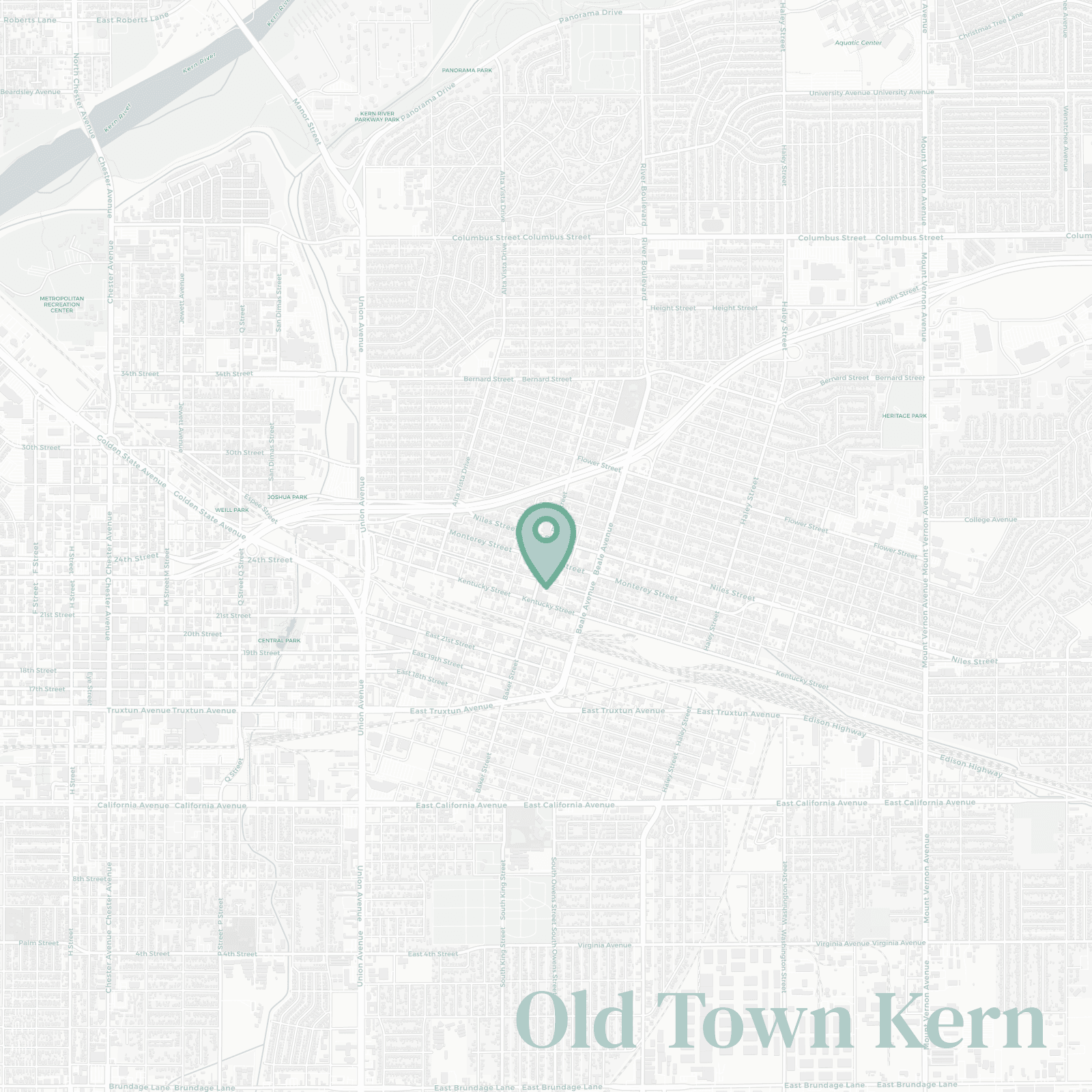 Old Town Kern map