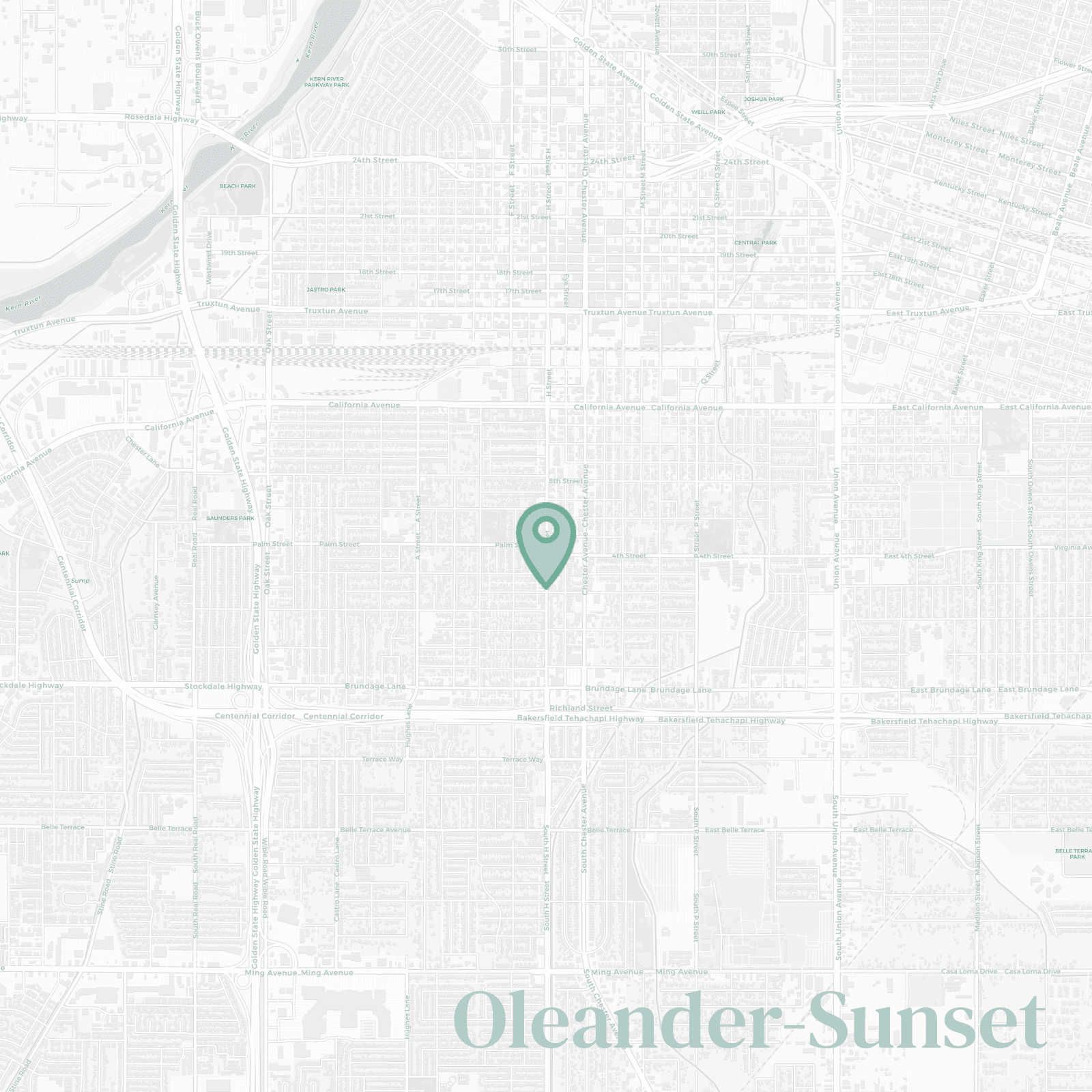 Oleander-Sunset map