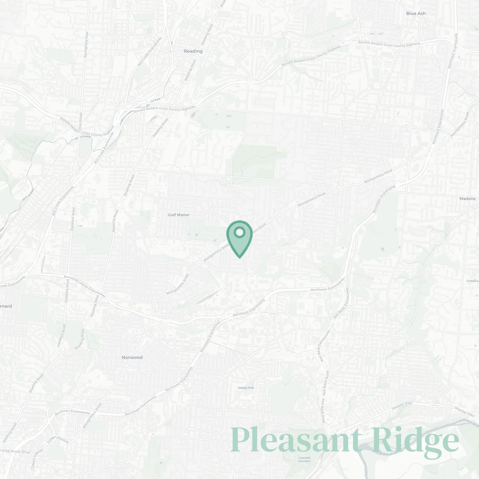 Pleasant Ridge map