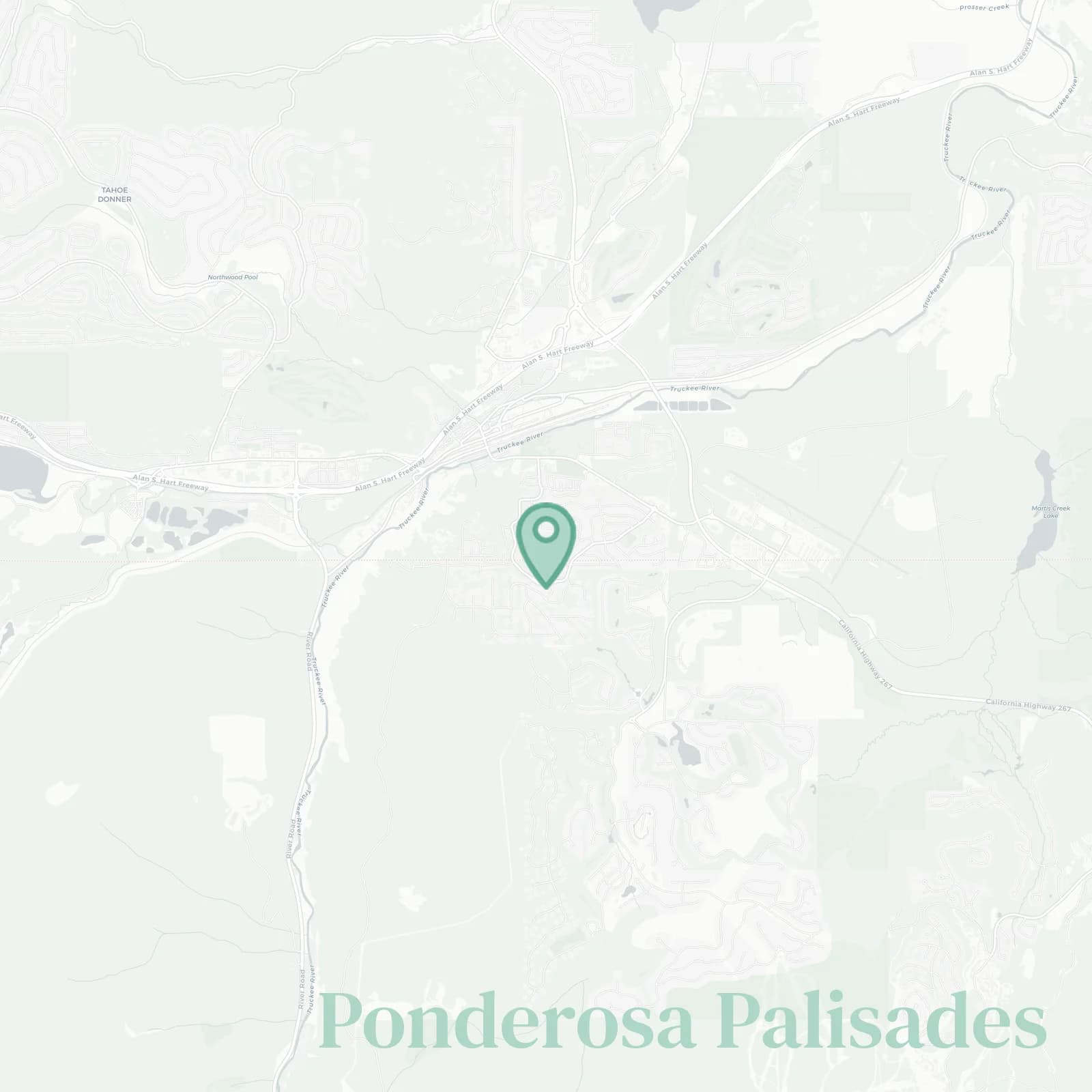 Ponderosa Palisades map