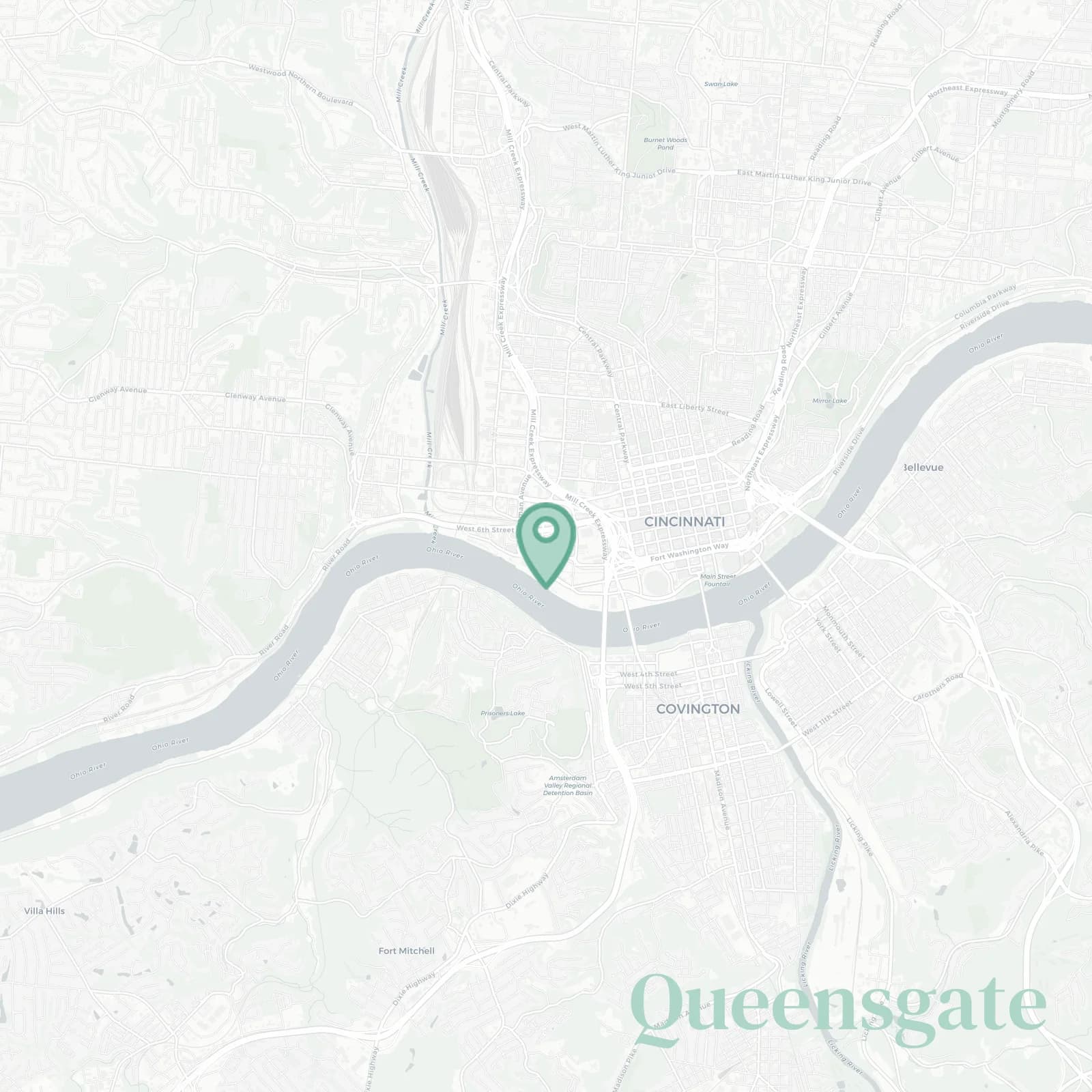 Queensgate map