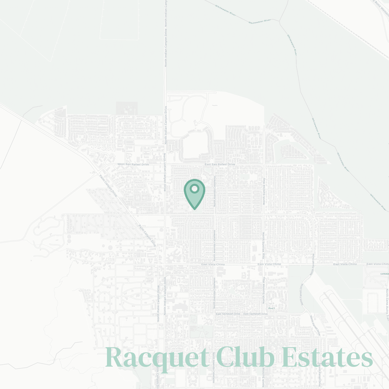 Racquet Club Estates map