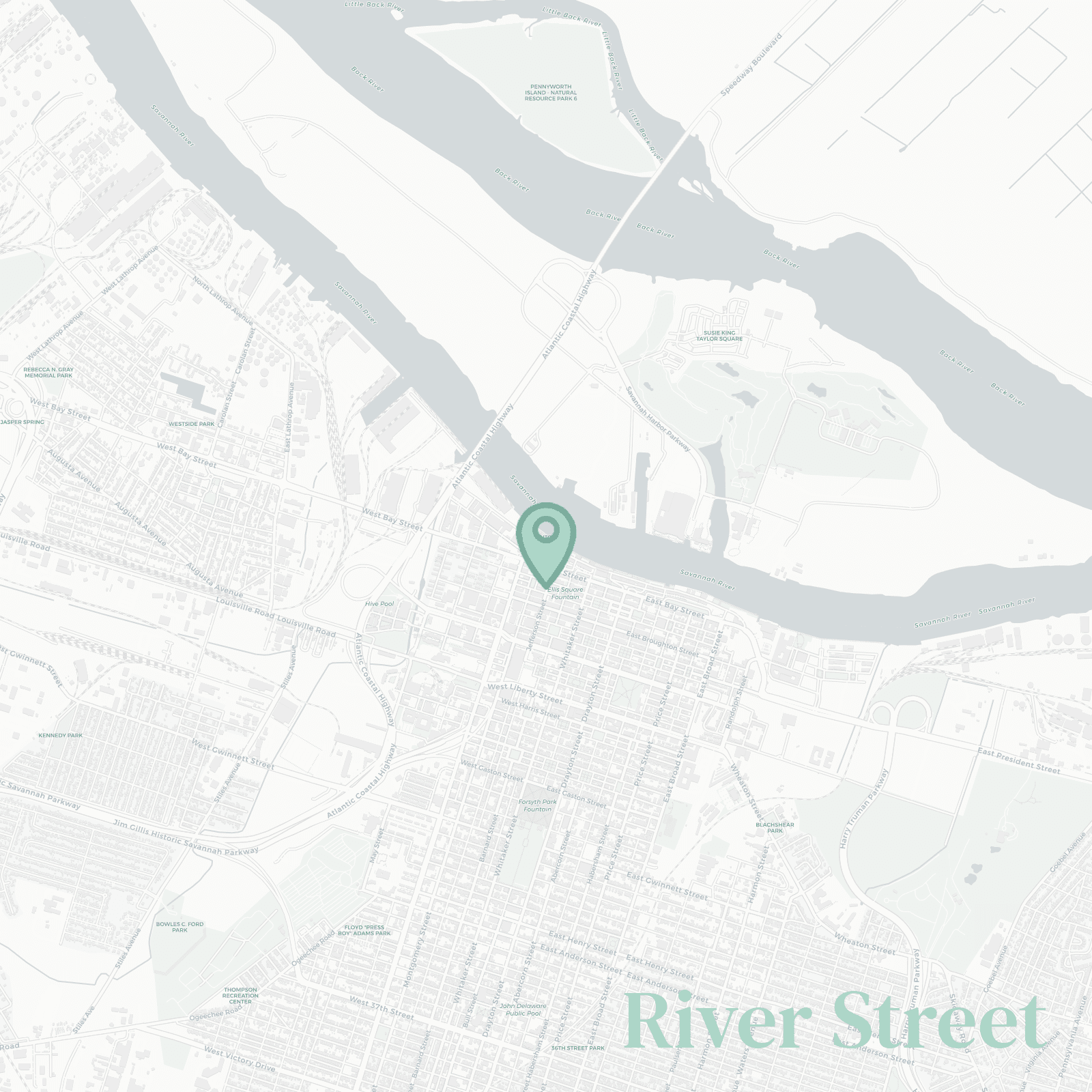 River Street neighborhood