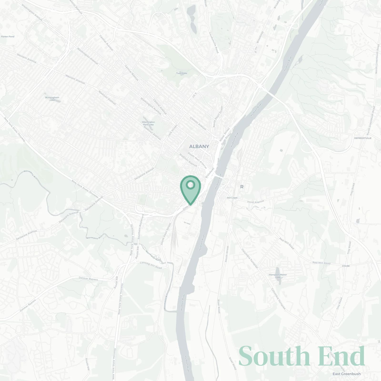 South End map