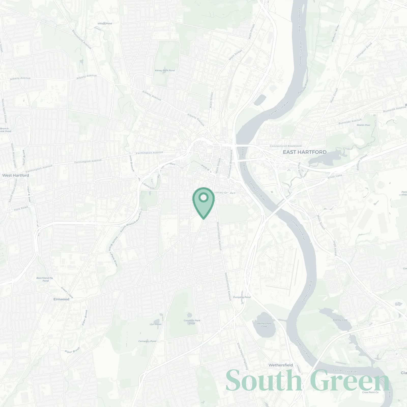 South Green map