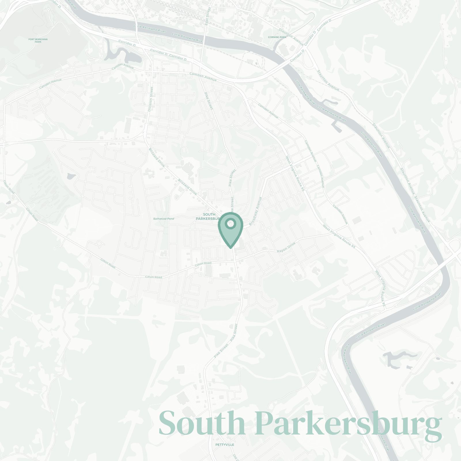 South Parkersburg neighborhood