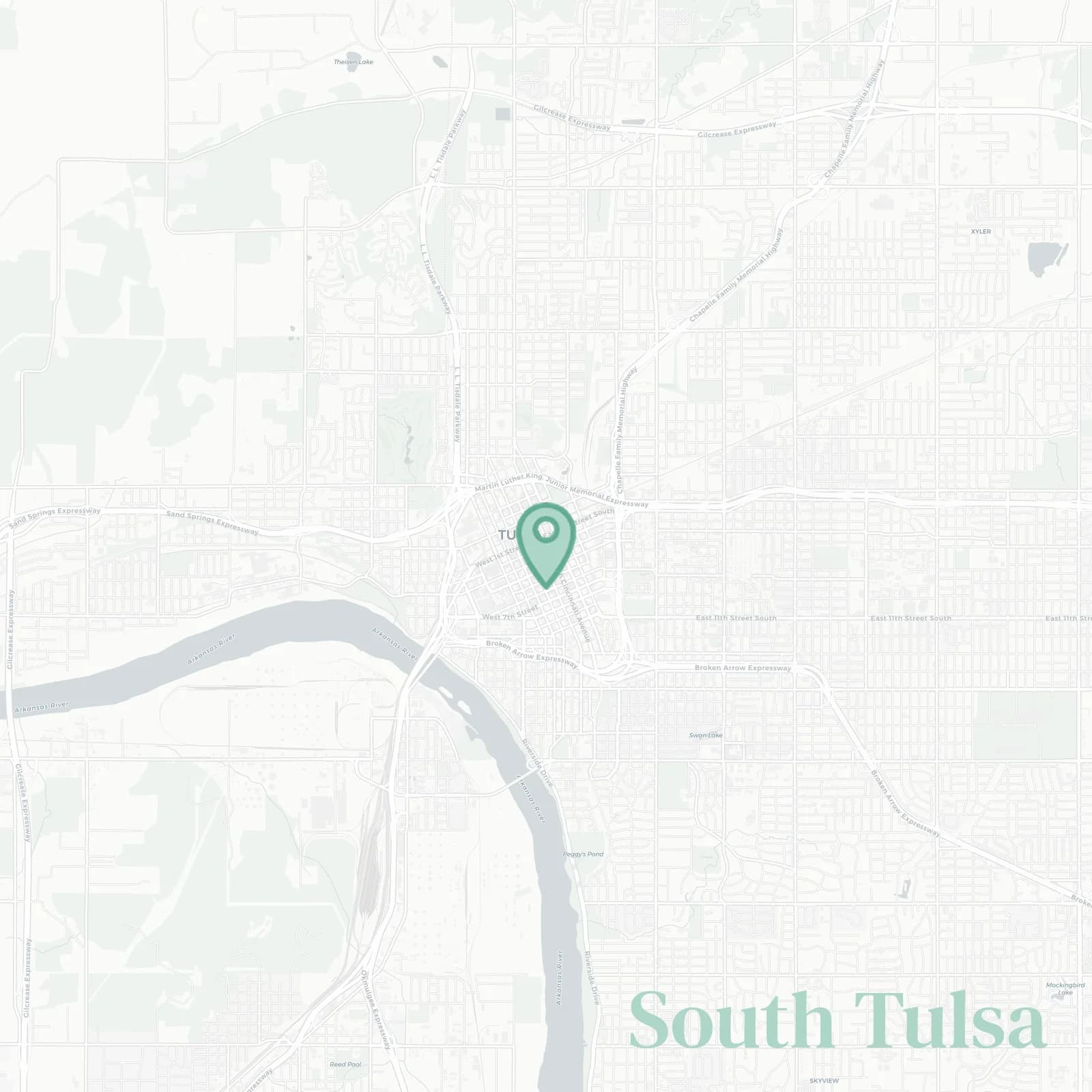 South Tulsa neighborhood