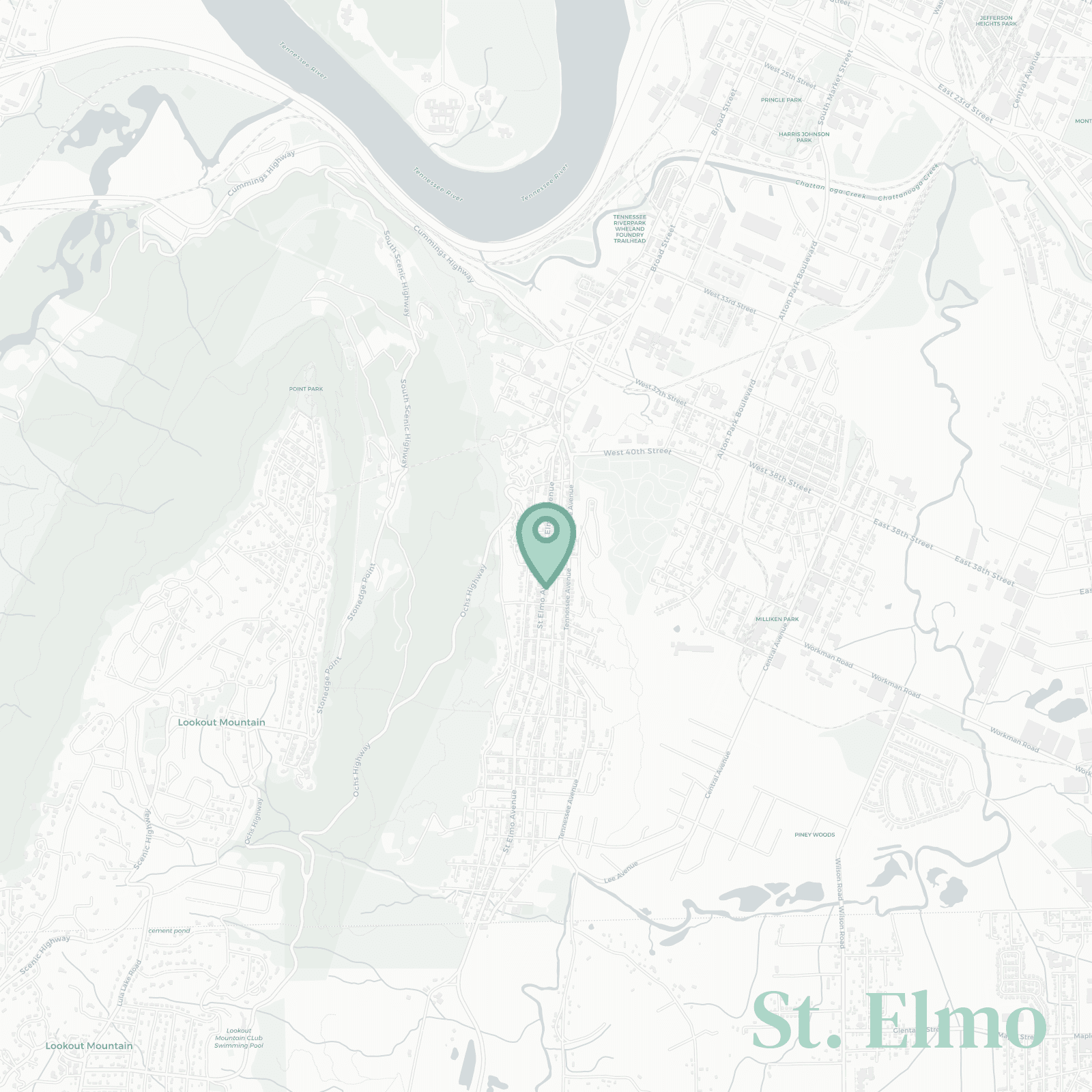 St. Elmo neighborhood
