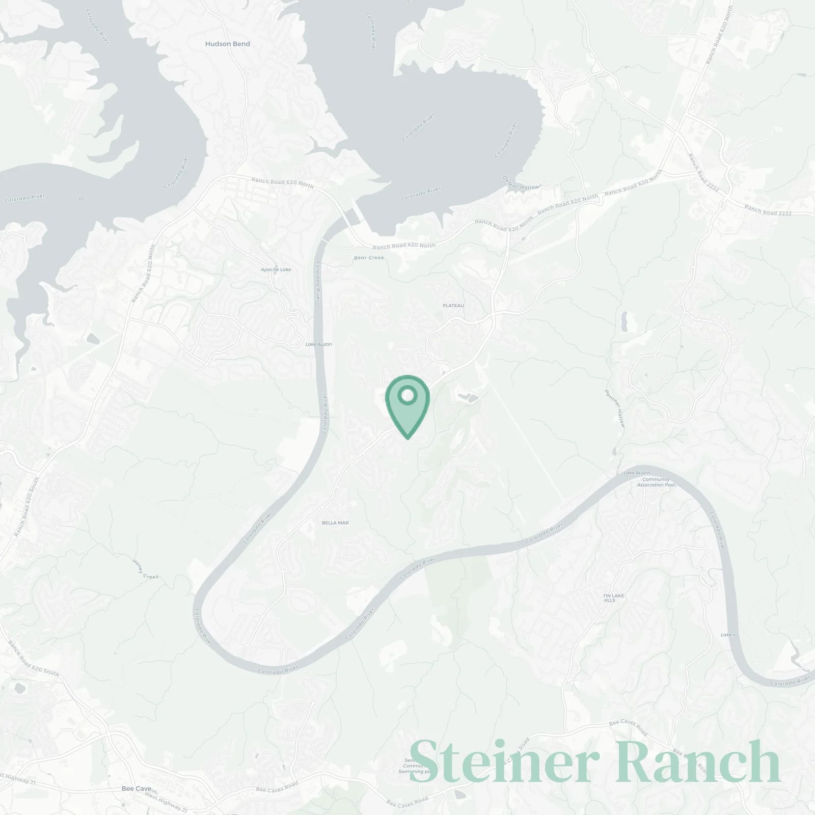 Steiner Ranch map